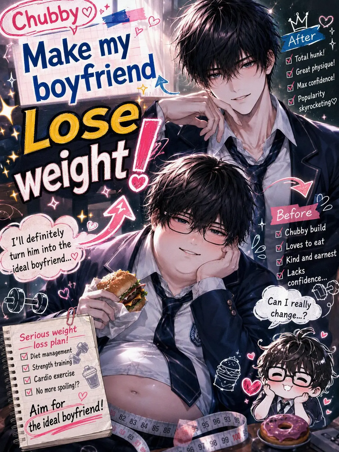 NNUUa의 Slim Down My Chubby Boyfriend!