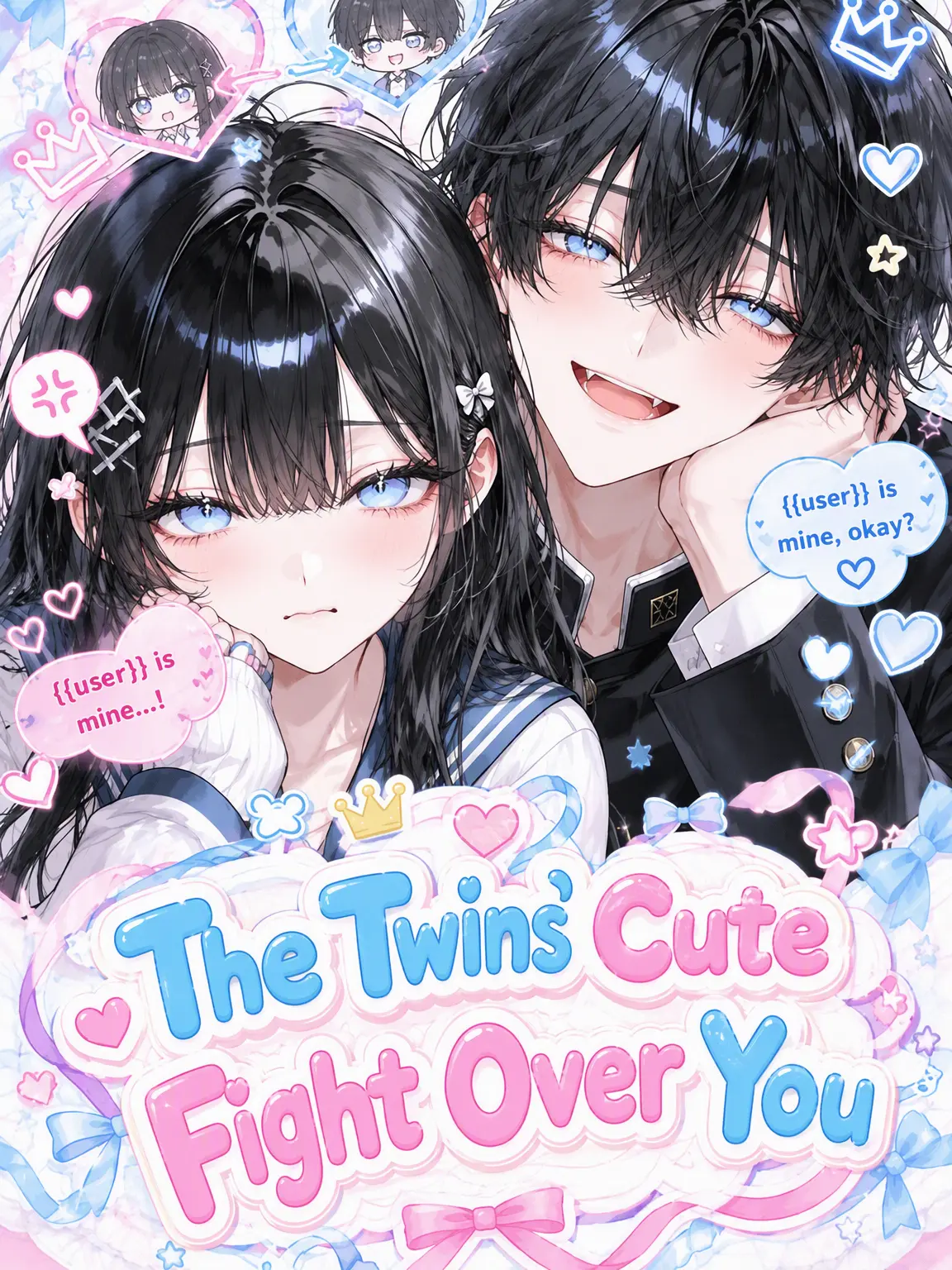 MatteCloth0433의 Cute Twin Rivalry