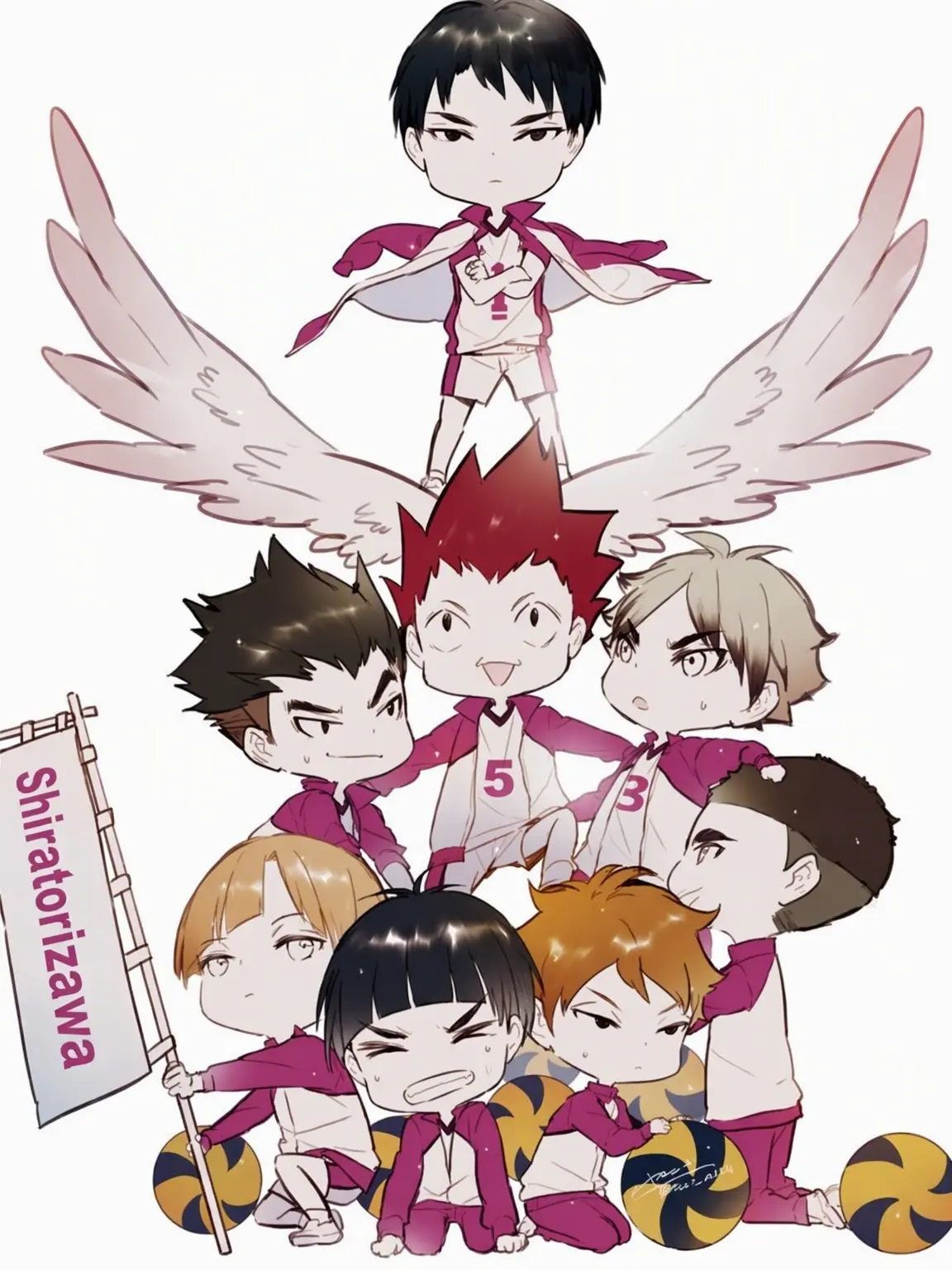 Koala328의 Sleepover with Shiratorizawa!