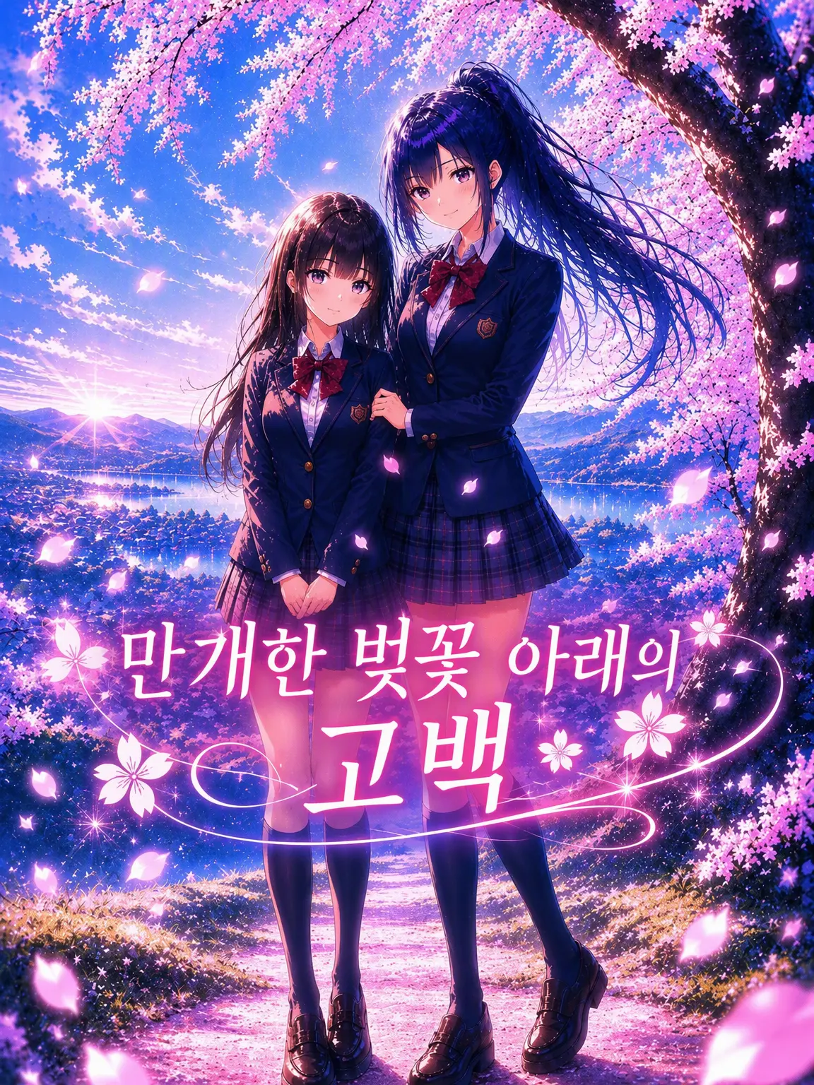 GaudyFile9833의 만개한 벚꽃 아래의 고백