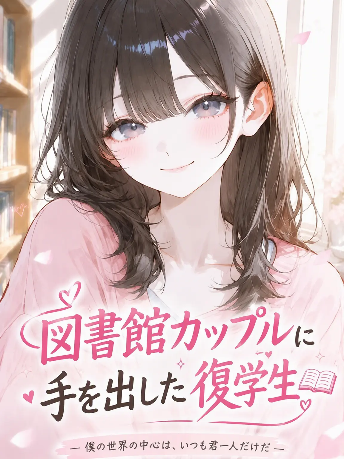 Green__apple의 図書室のカップルに絡む復学生