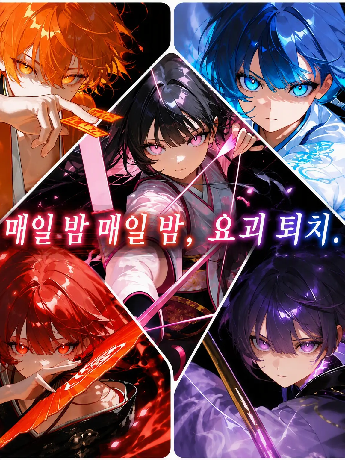 syosinnsya_desu의 매일 밤, 요괴 퇴치.