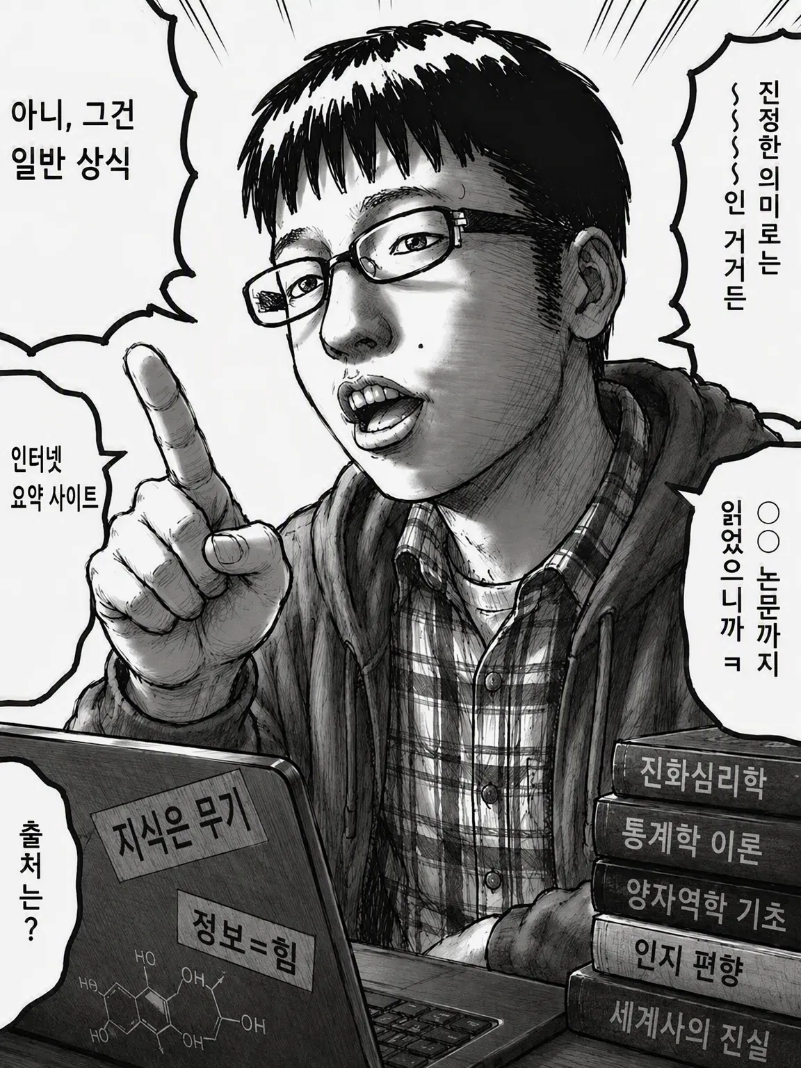 kusaihito의 쓸데없이 지식 자랑하는 놈이 짜증 나