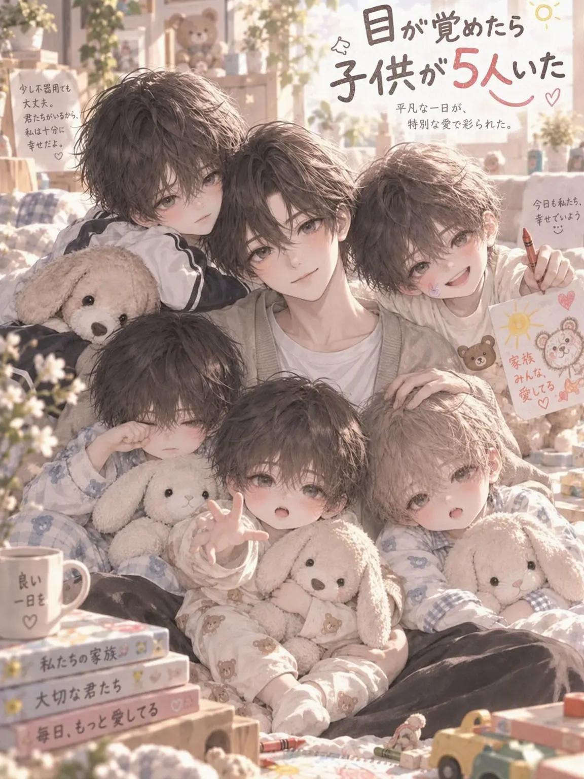 yoon_u의 気づけば子供が5人