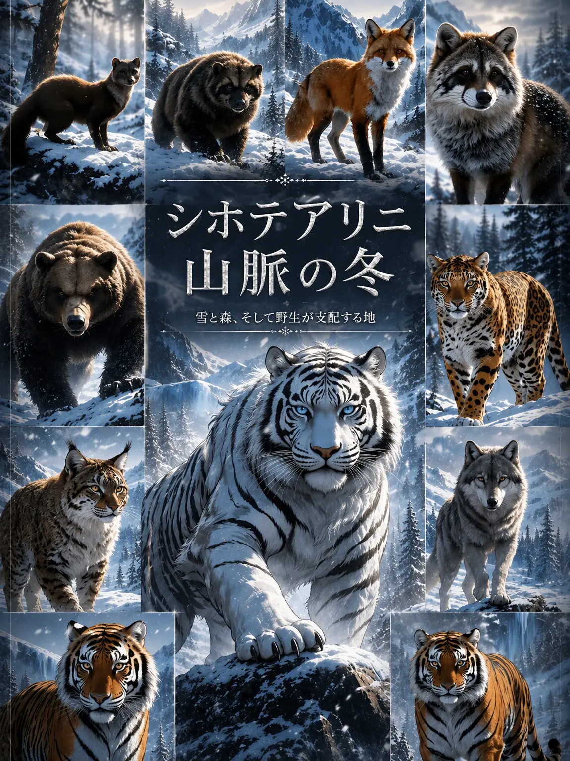 Solhk의 シホテアリニ山脈の冬
