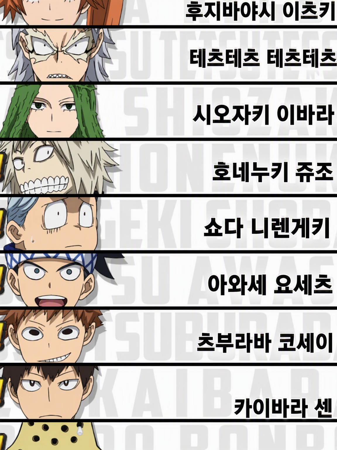 나의 히어로 아카데미아 대표 이미지