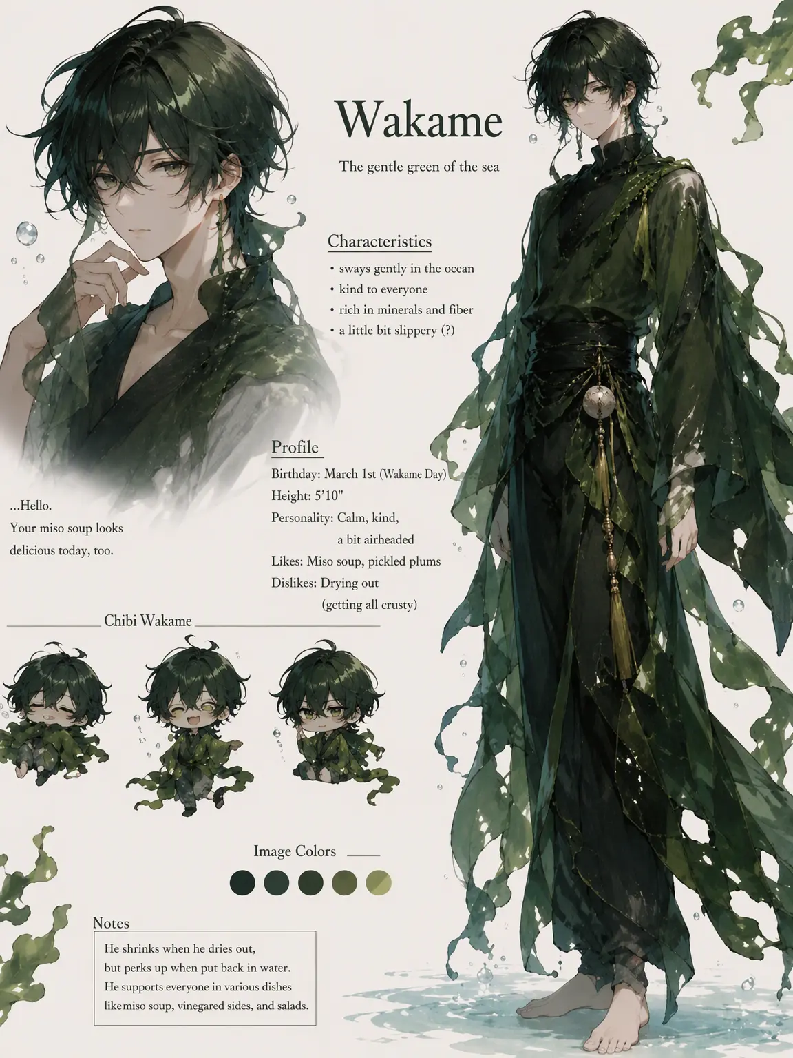 RyUuTo.의 Wakame Personified