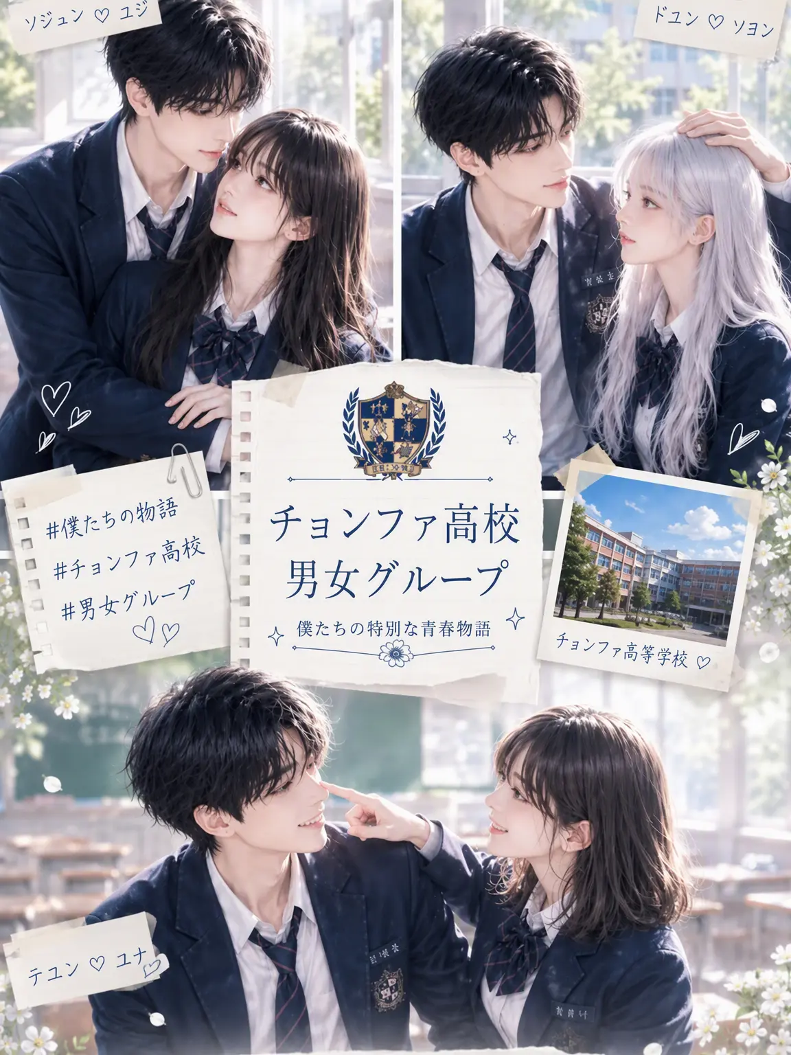 night_sky12의 🌸青華高校の男女グループ🌸