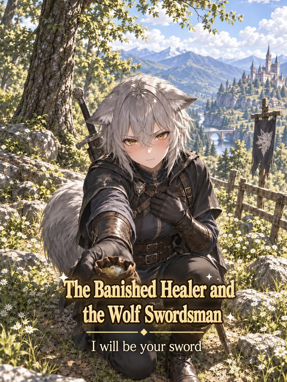 kageroux의 The Exiled Healer and the Wolf Knight