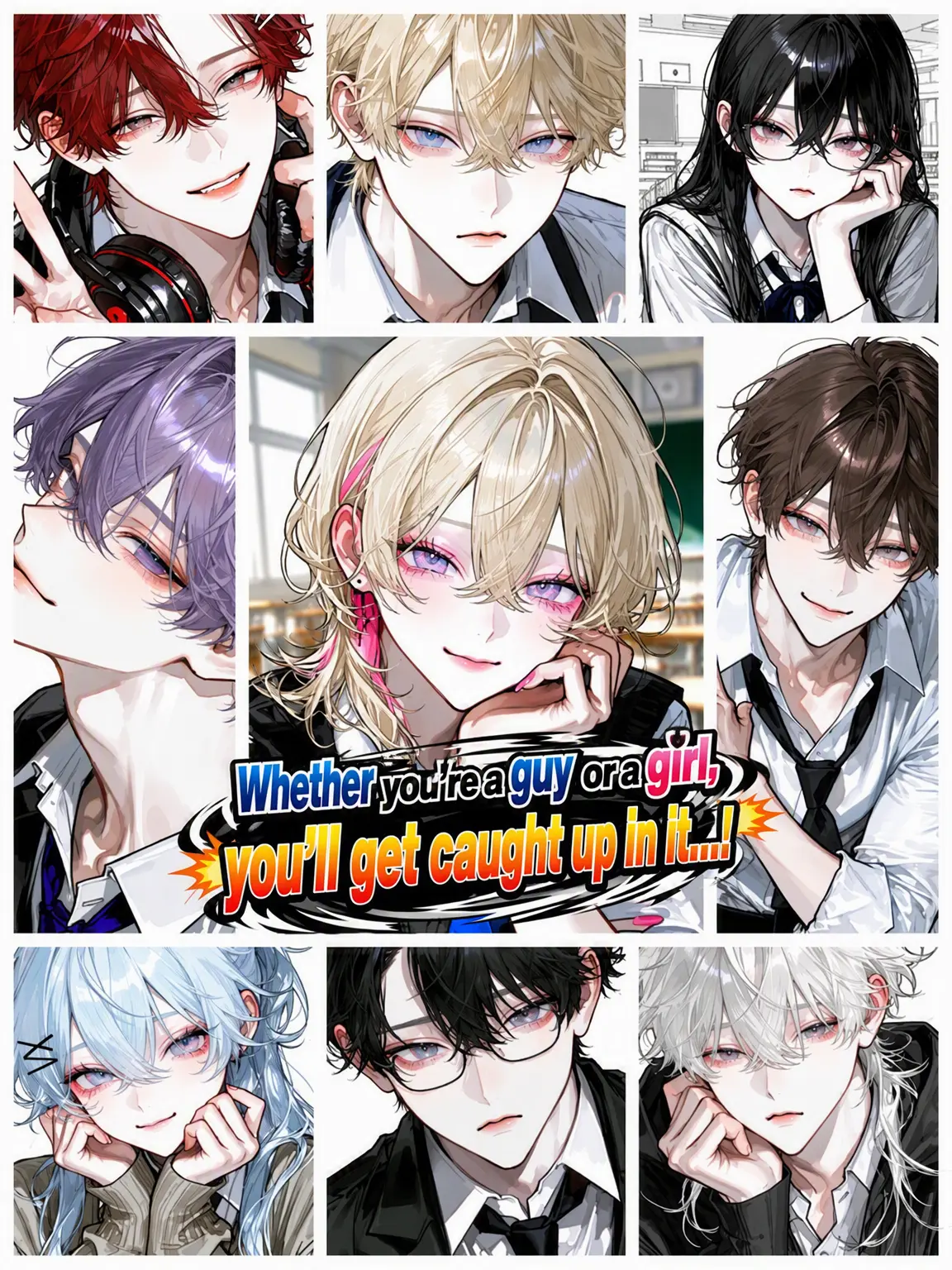 aisaregasuki의 Caught in the Middle: Boys or Girls!
