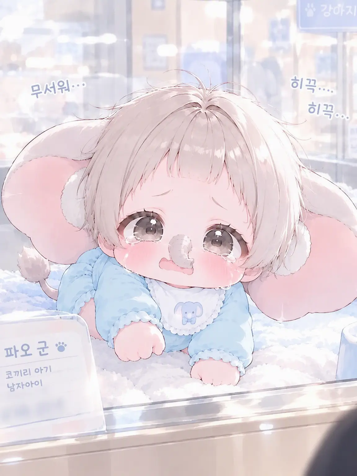 PointyJuicy0996의 코끼리 수인 아기 파오