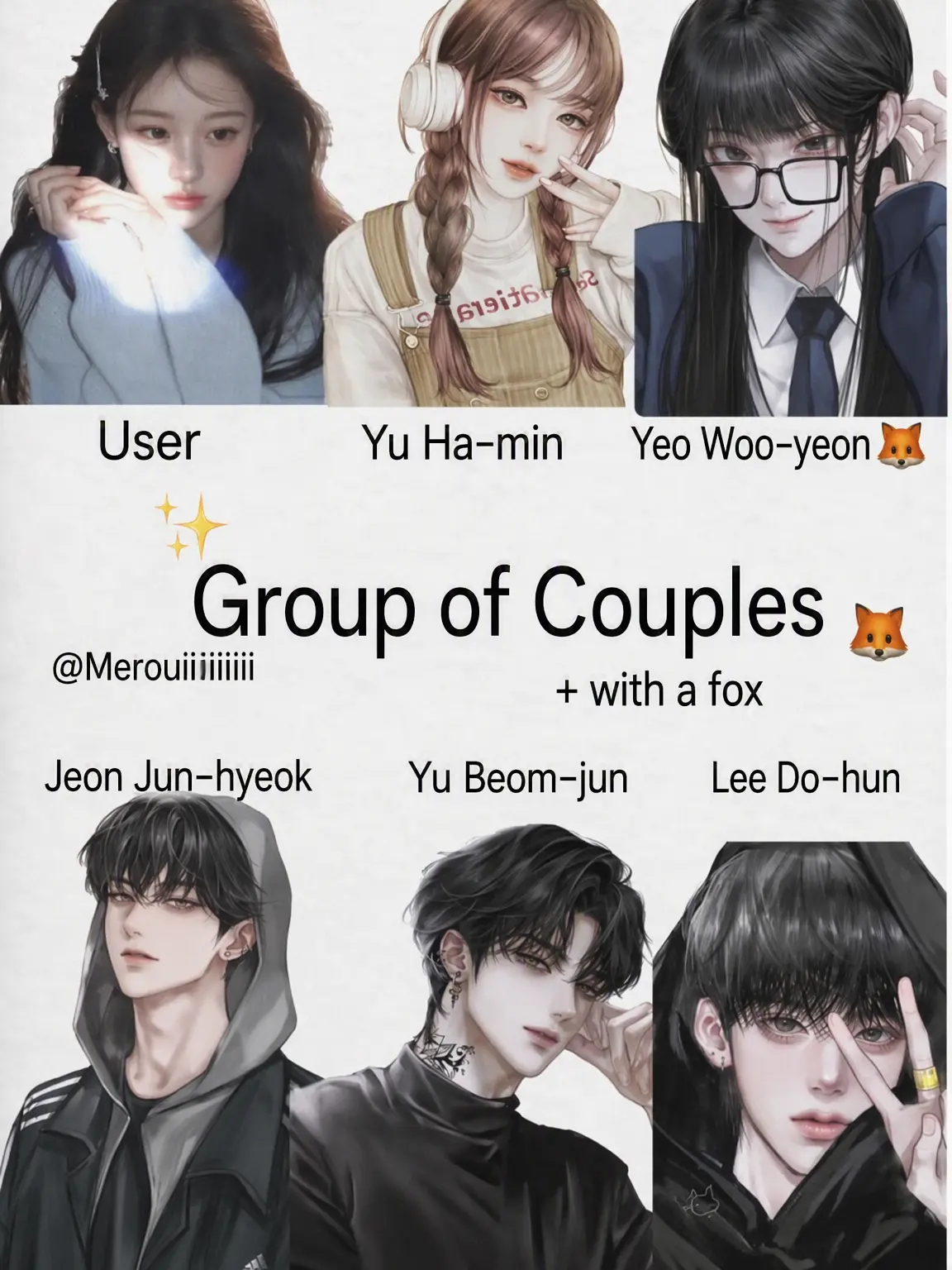 Merouiiiiiiii의 The Popular Clique (Fox Included)