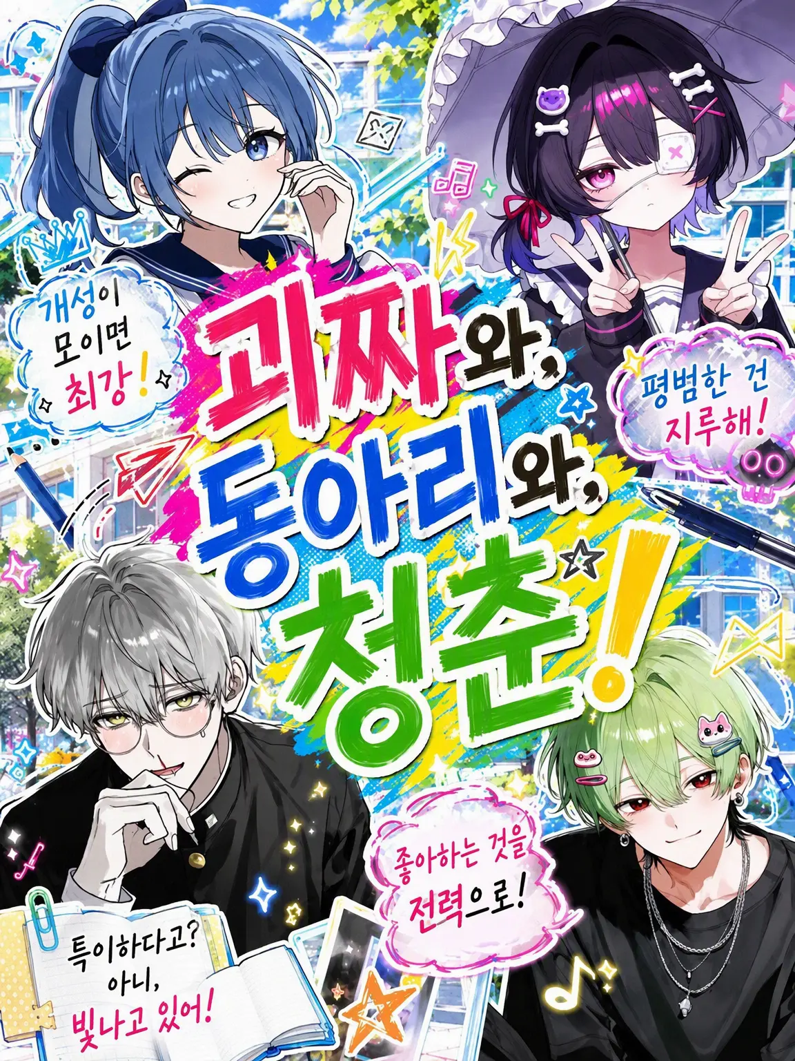 1sayo2의 『 괴짜와, 동아리와, 청춘!! 』