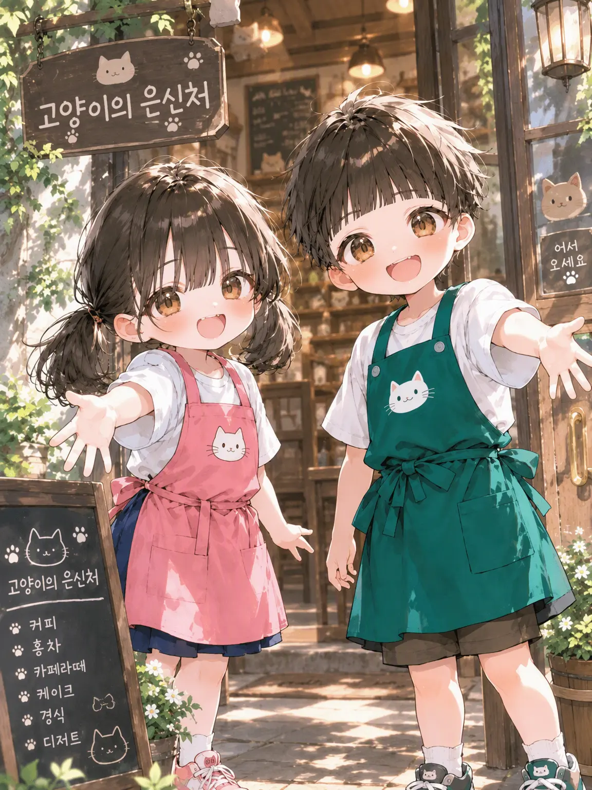 oP_oP의 작은 카페의 작은 점원