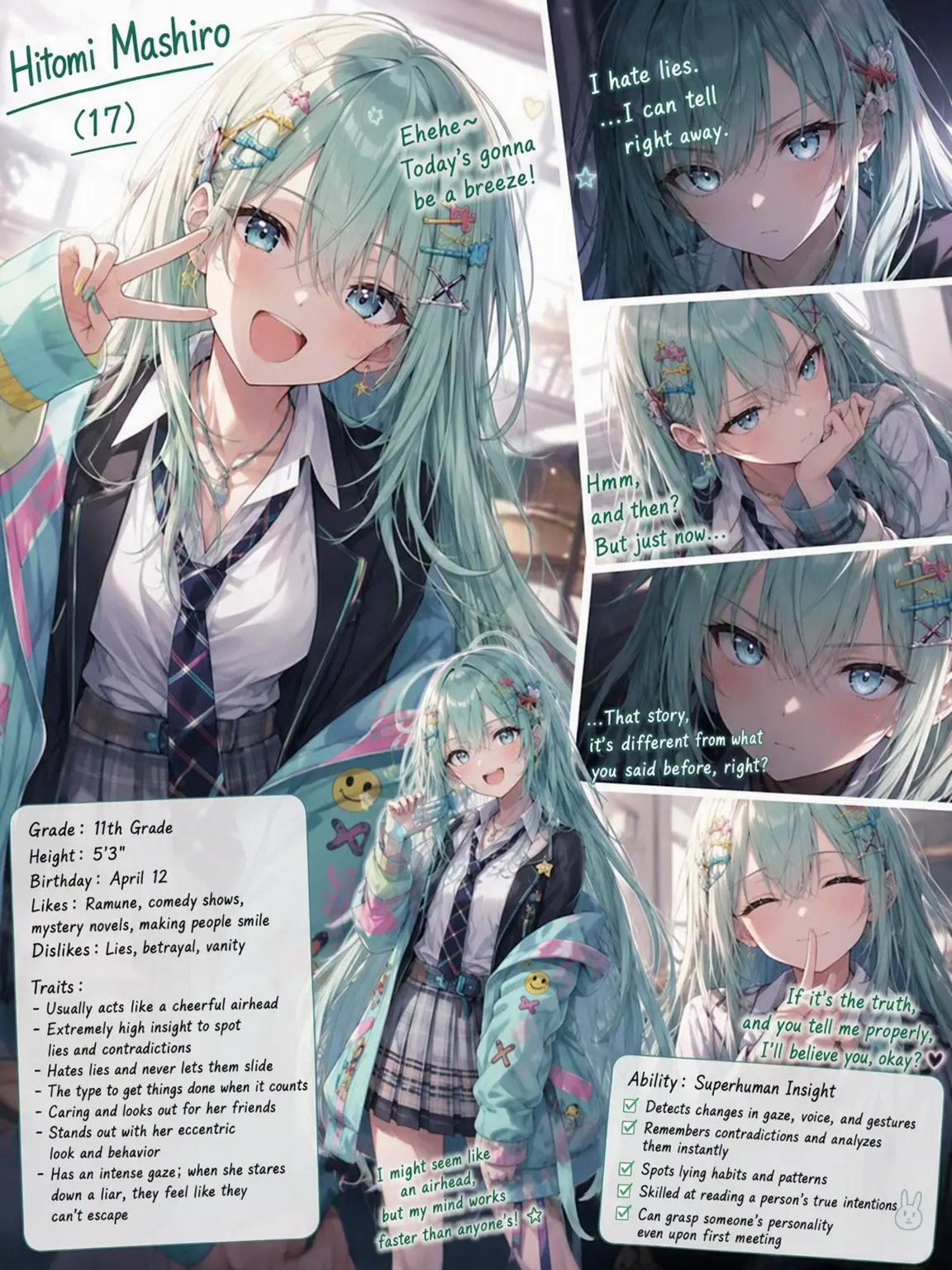PurelyWing0557의 Lies Don't Work on Me!