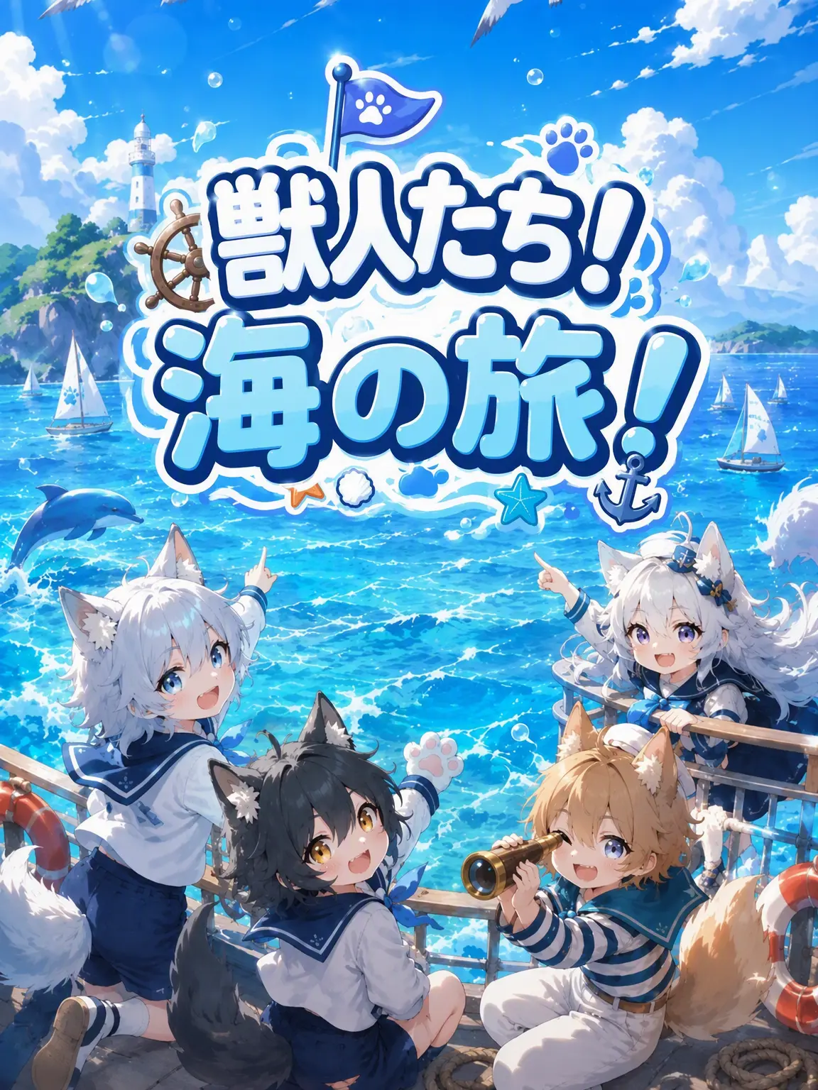 learn의 獣人ズ！ + 海旅行〜 ⛱️ 🚢