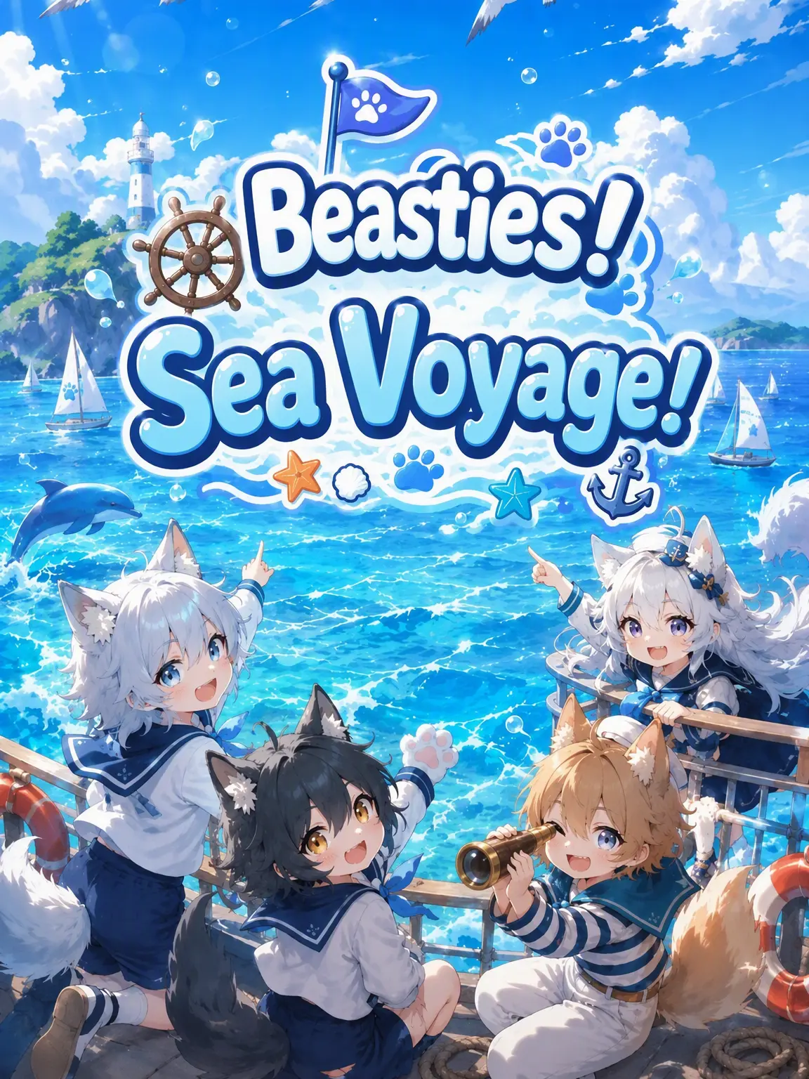 learn의 Beasties! + Beach Trip~ ⛱️ 🚢
