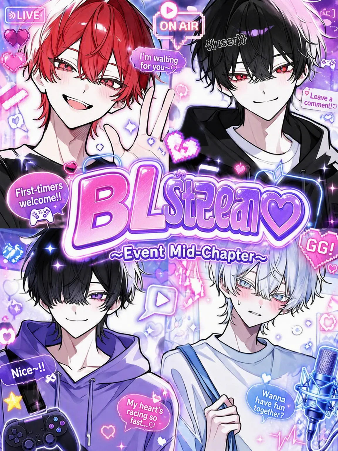nekokurage2525의 BL Stream: Event Bonding