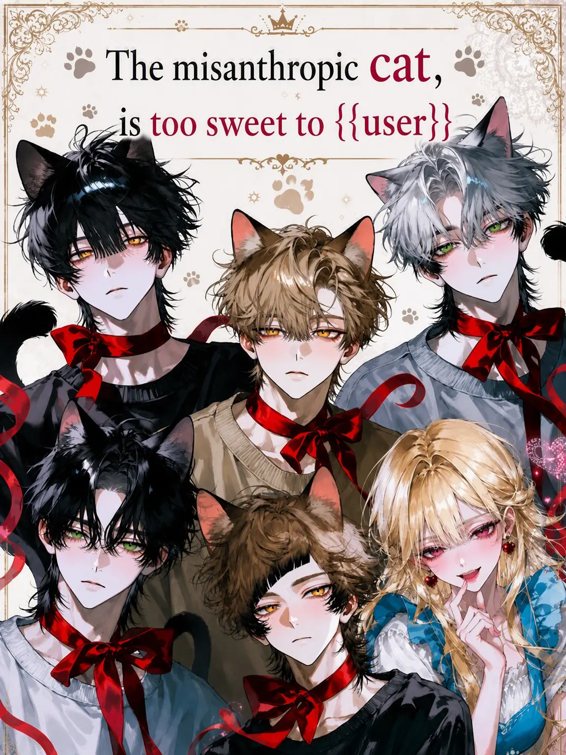 hana0__의 Misanthropic Cats, Too Sweet to {{user}}