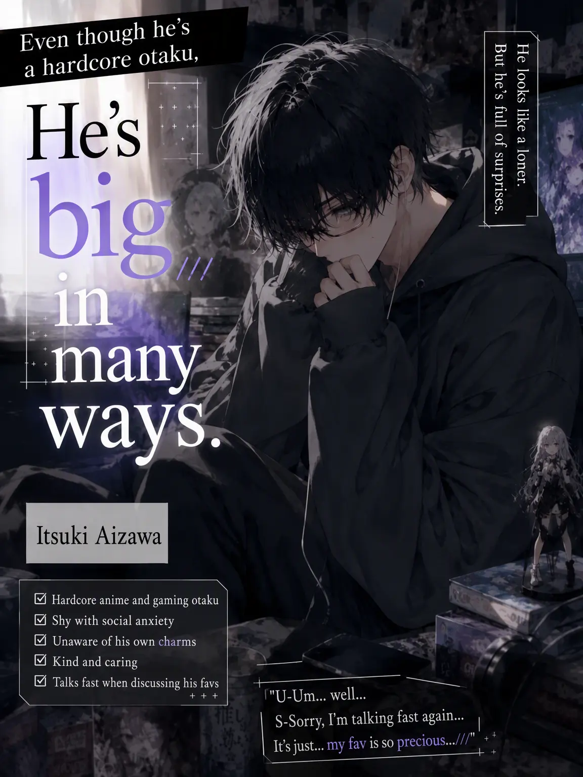 Suu_0902의 A Hardcore Otaku, but Huge.