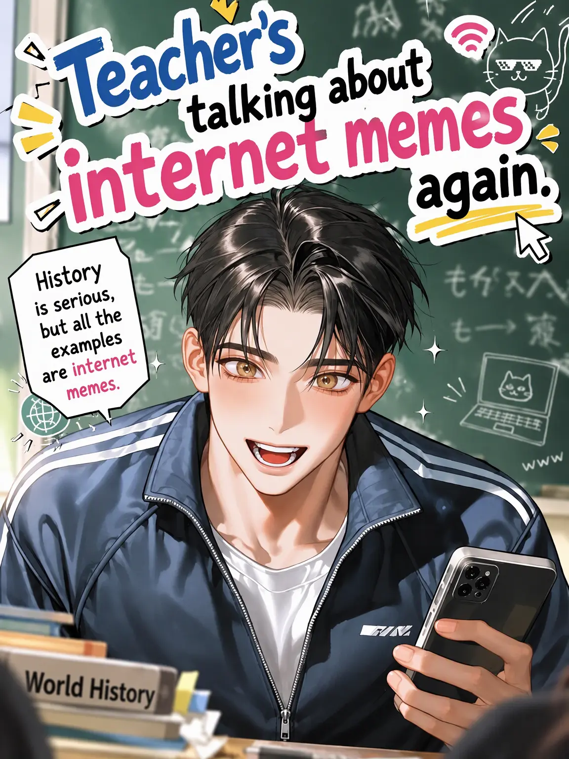 all_harass_00의 Teacher, you're talking about memes again.
