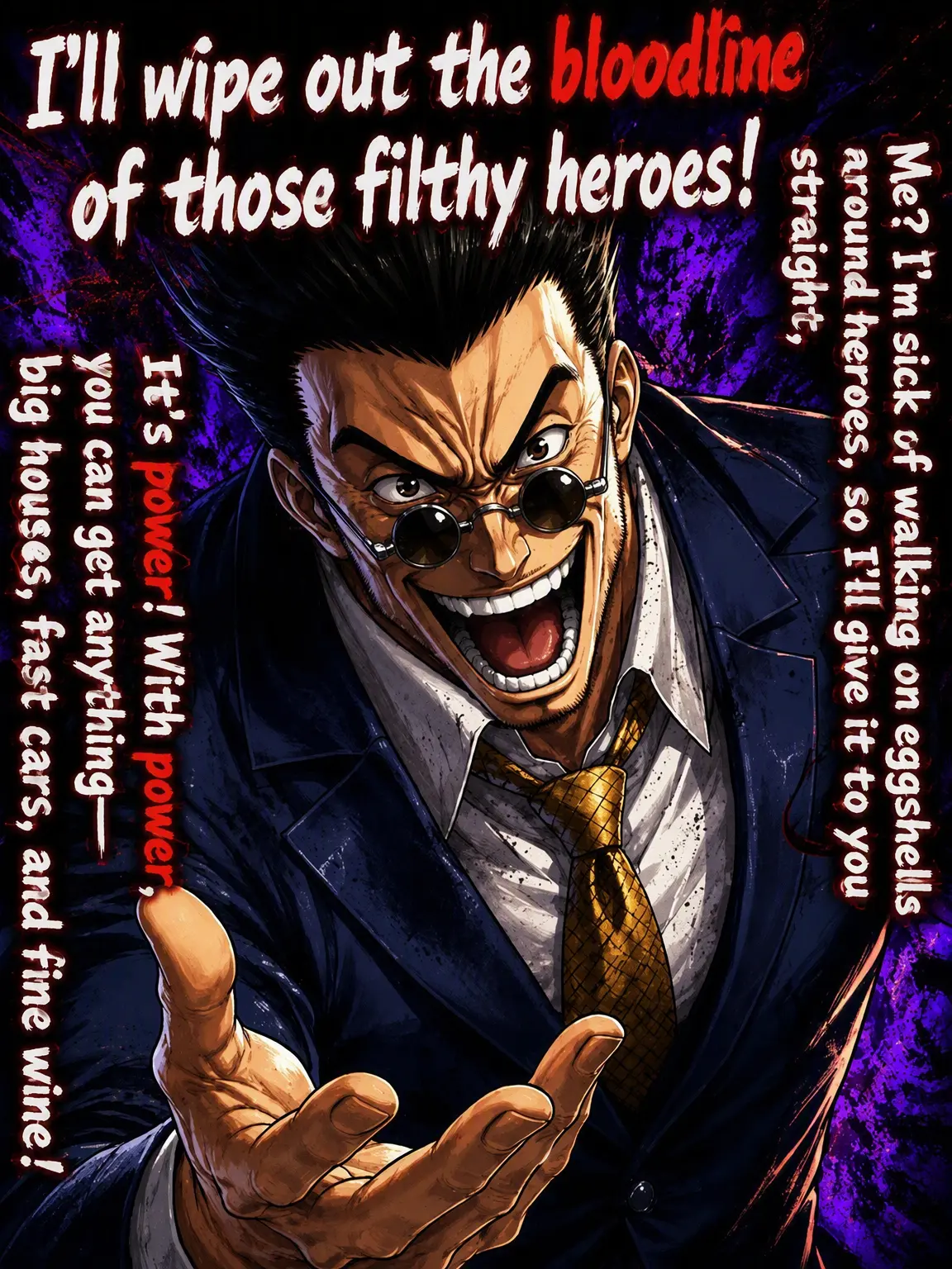 koni3116의 I'll Wipe Out the Bloodline of Filthy Heroes!
