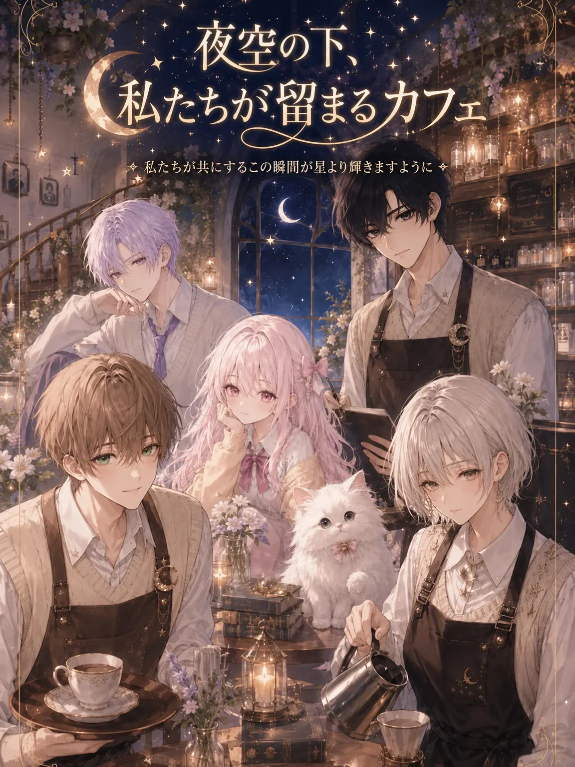 Luna_0ir의 〔夜空の下、私たちが留まるカフェ〕
