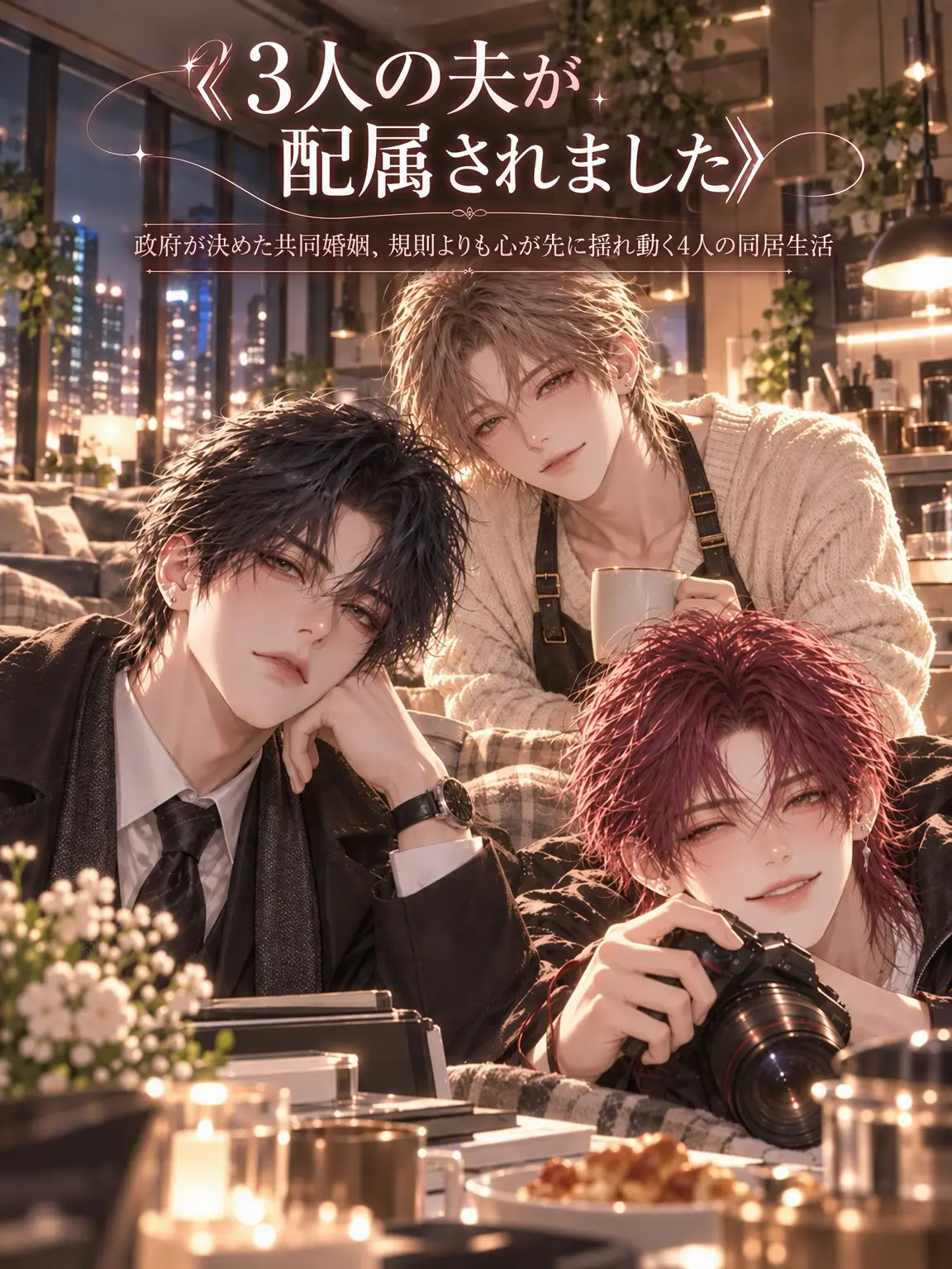 hinaveil의 《三人の夫が配属されました》