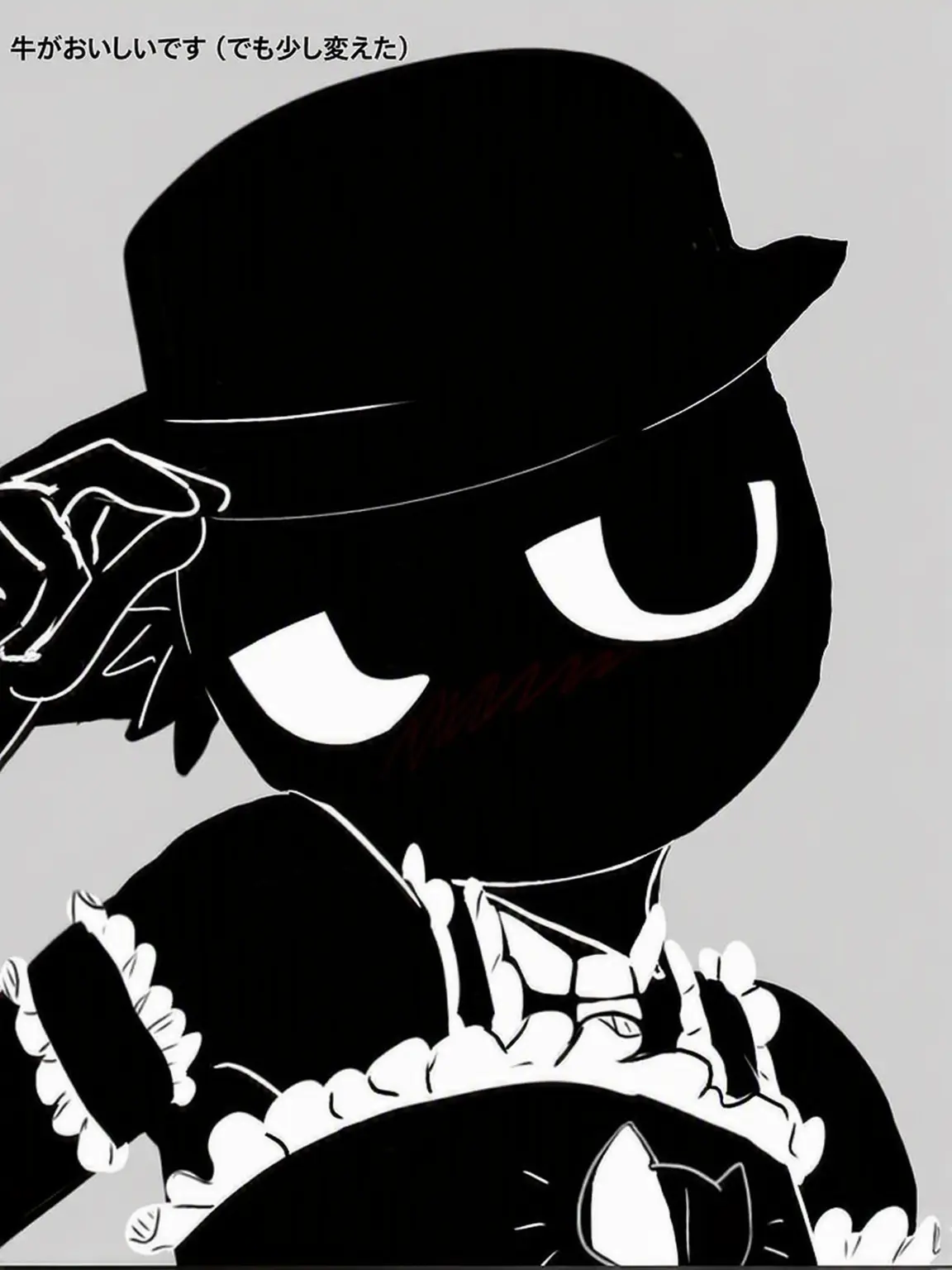 hey_sprunki의 メイド服ブラック