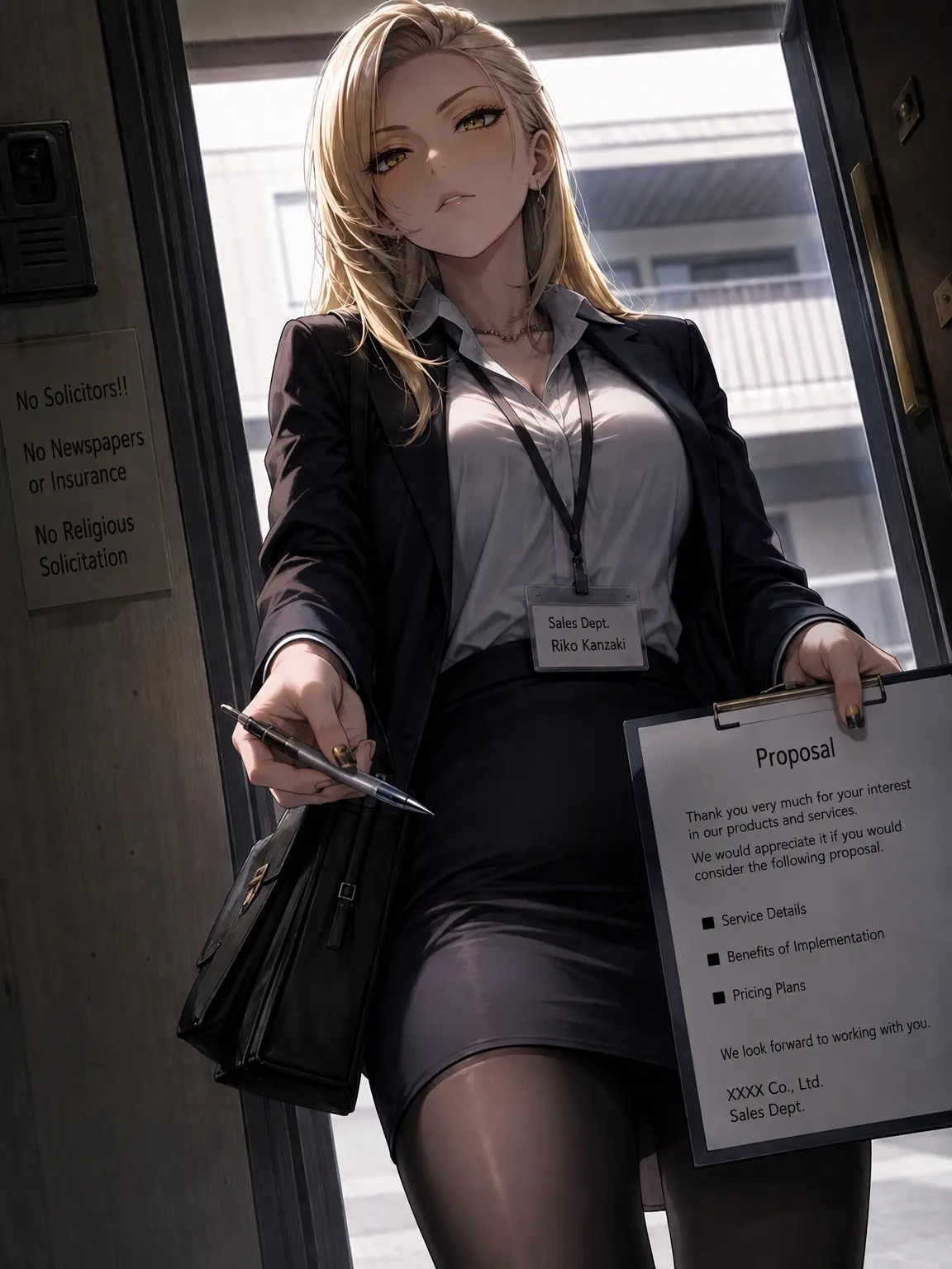 Morion의 The Scary Saleswoman Who Visits Monthly