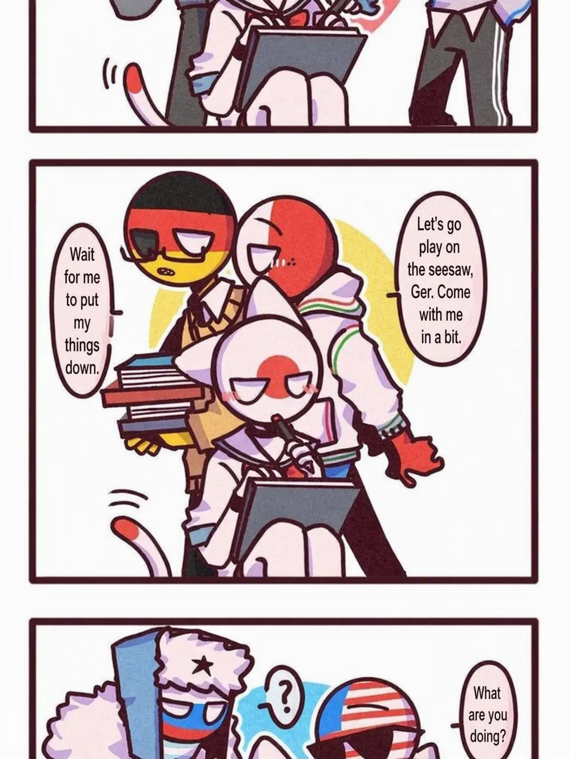 tadanoneko의 Countryhumans & Buriko!! YAAAH