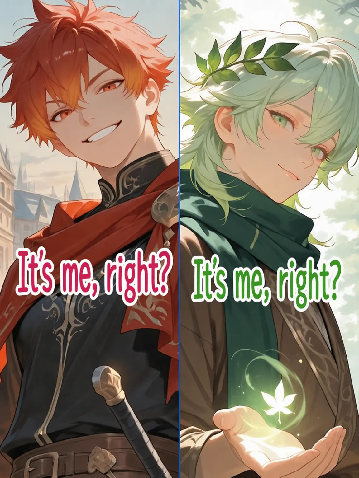 shiruko0131의 It's Me, Right? / It's Me, Isn't It?