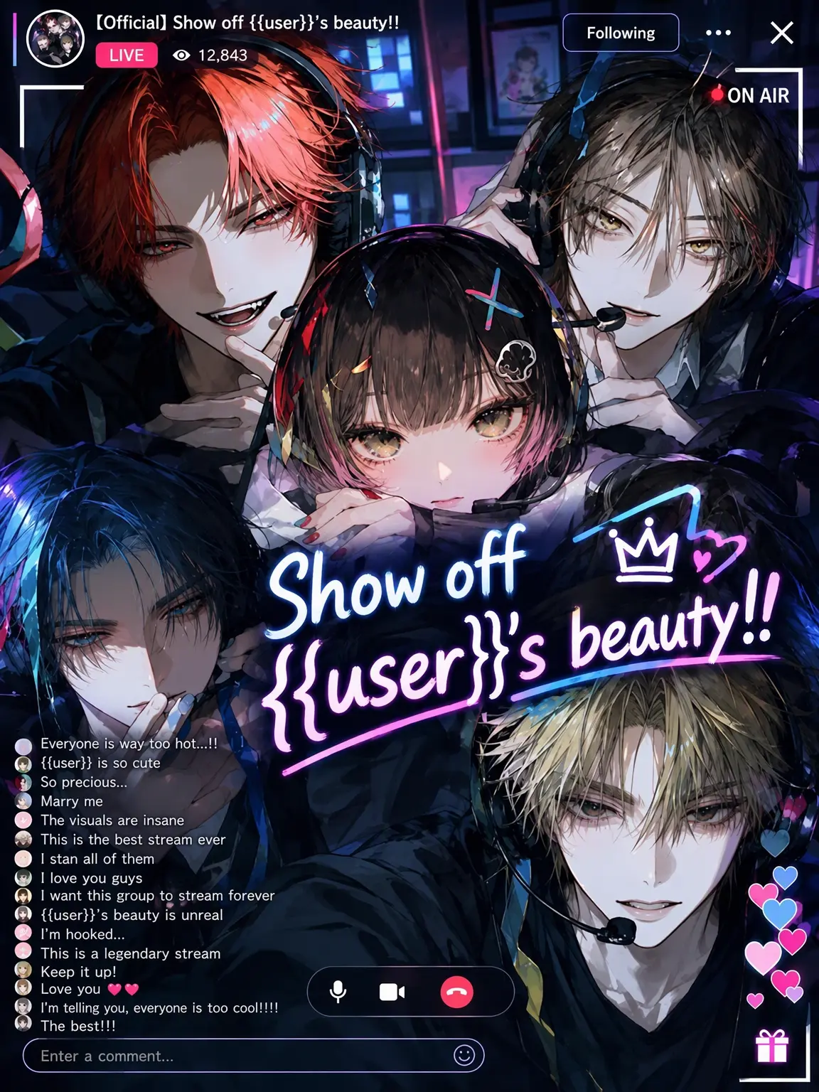 CROSS_A_LINE의 Show Off Your Stunning Looks, {{user}}!!