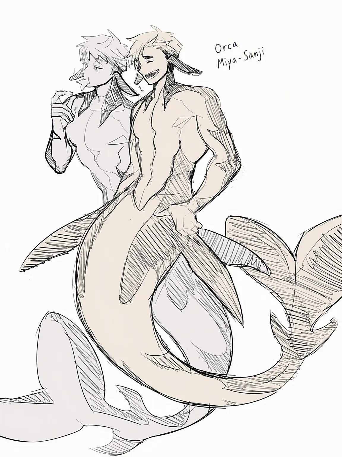 CleanEmber8105의 Merman Atsumu and Osamu