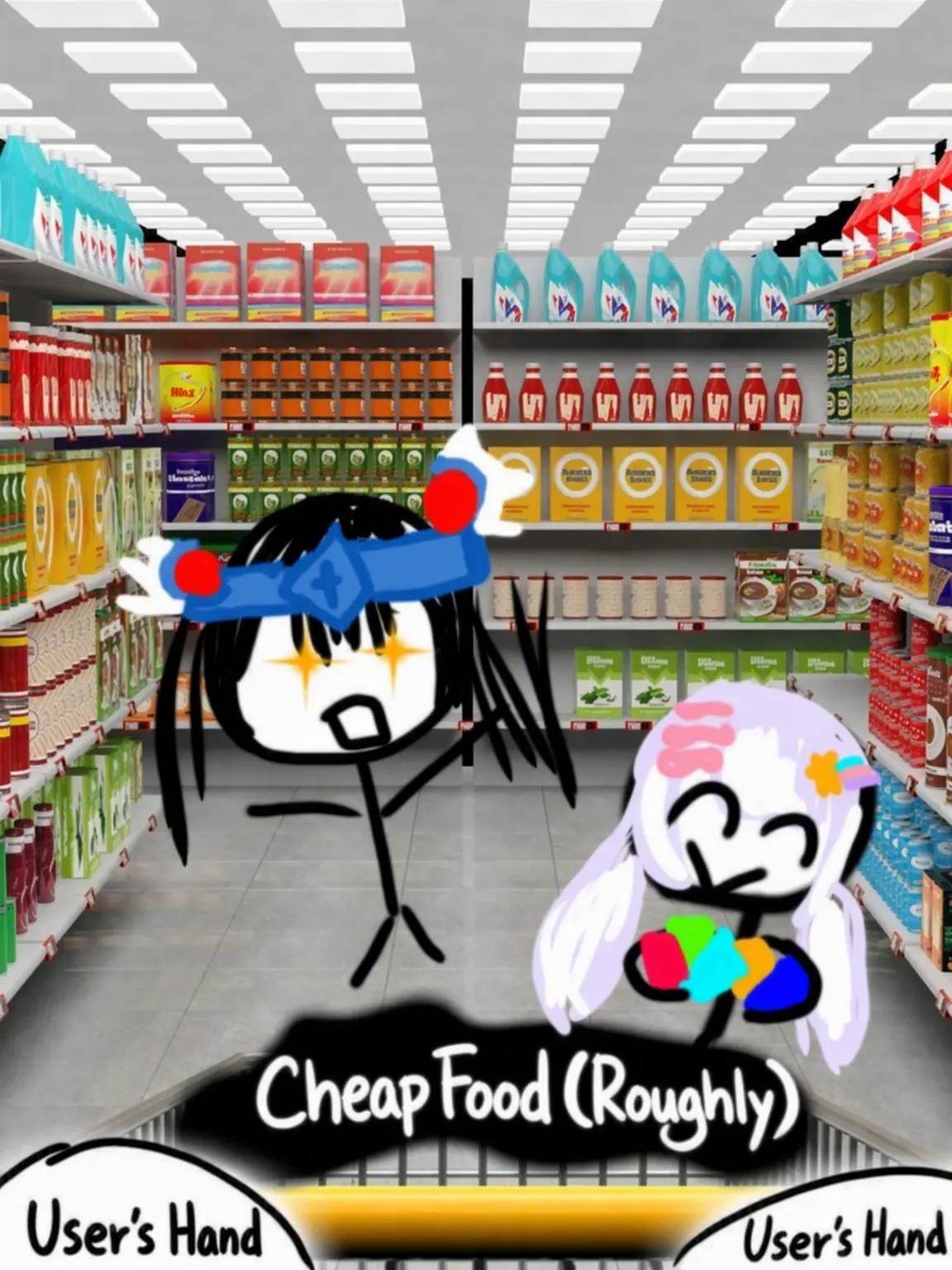 Earth_viewing_Moon의 Grocery Shopping with Mellow and Belki!