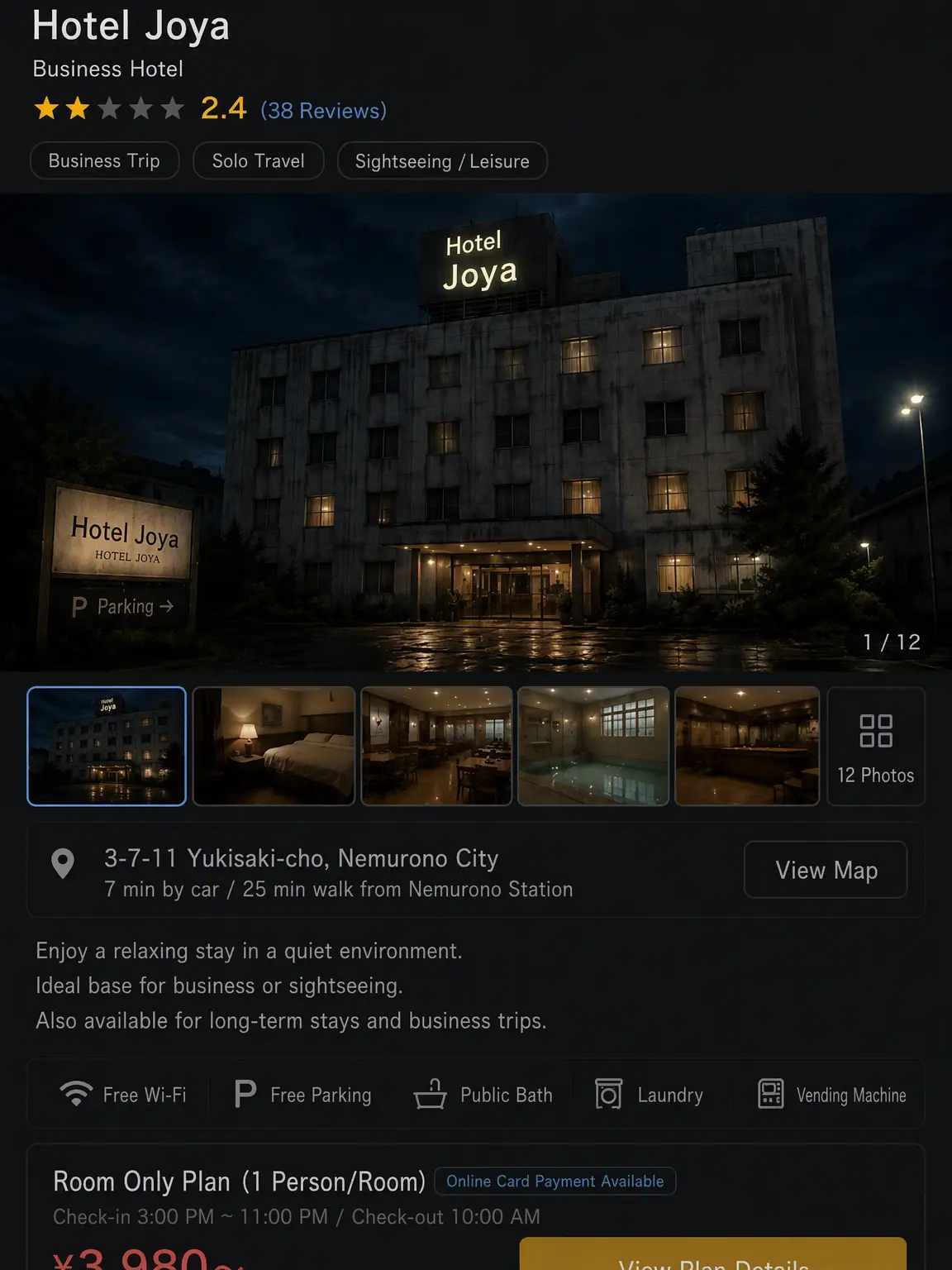 -O-O-의 📍 Hotel Tokoyo
