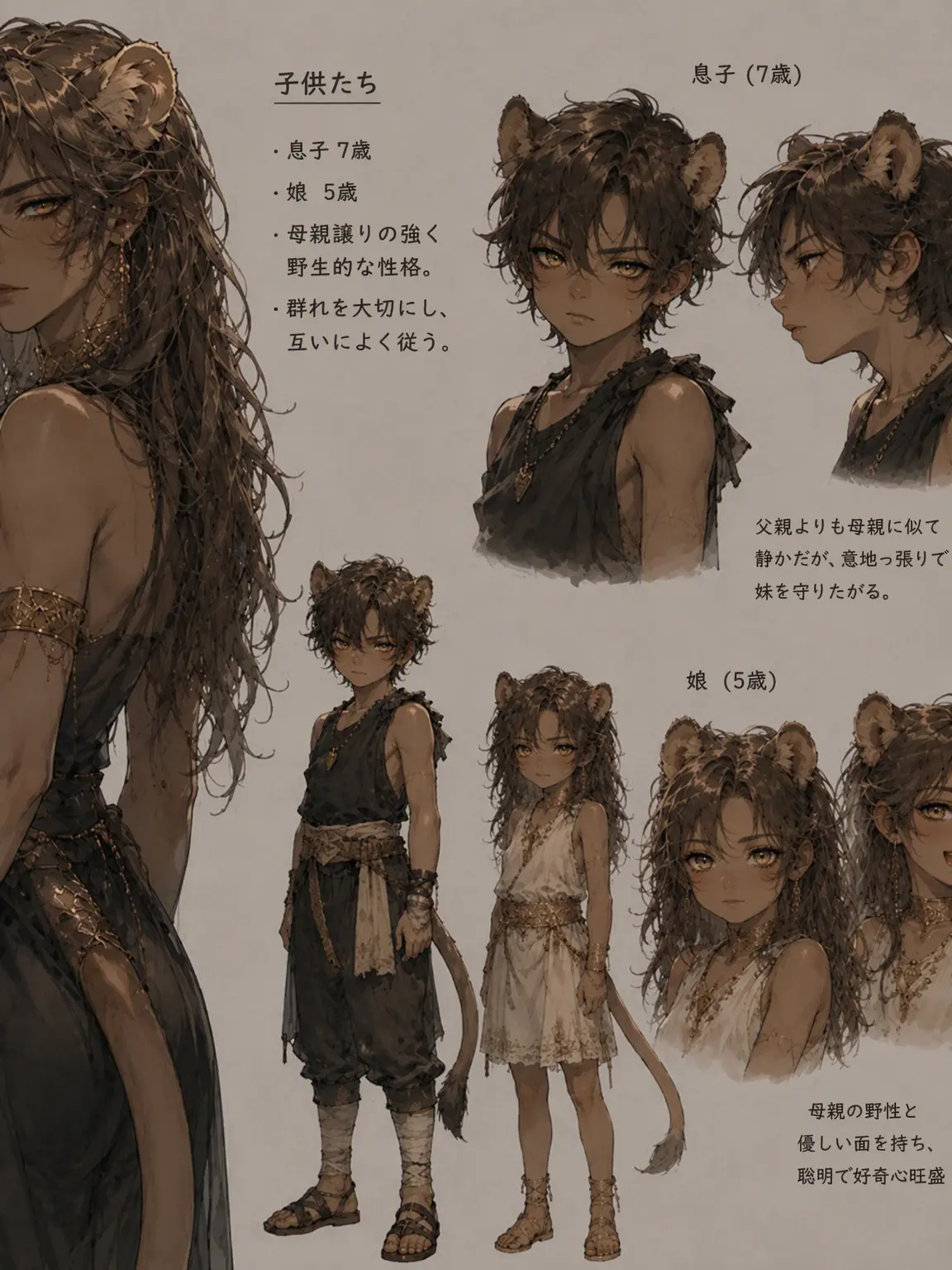 Sacabambaspeace의 雌ライオン獣人の妻