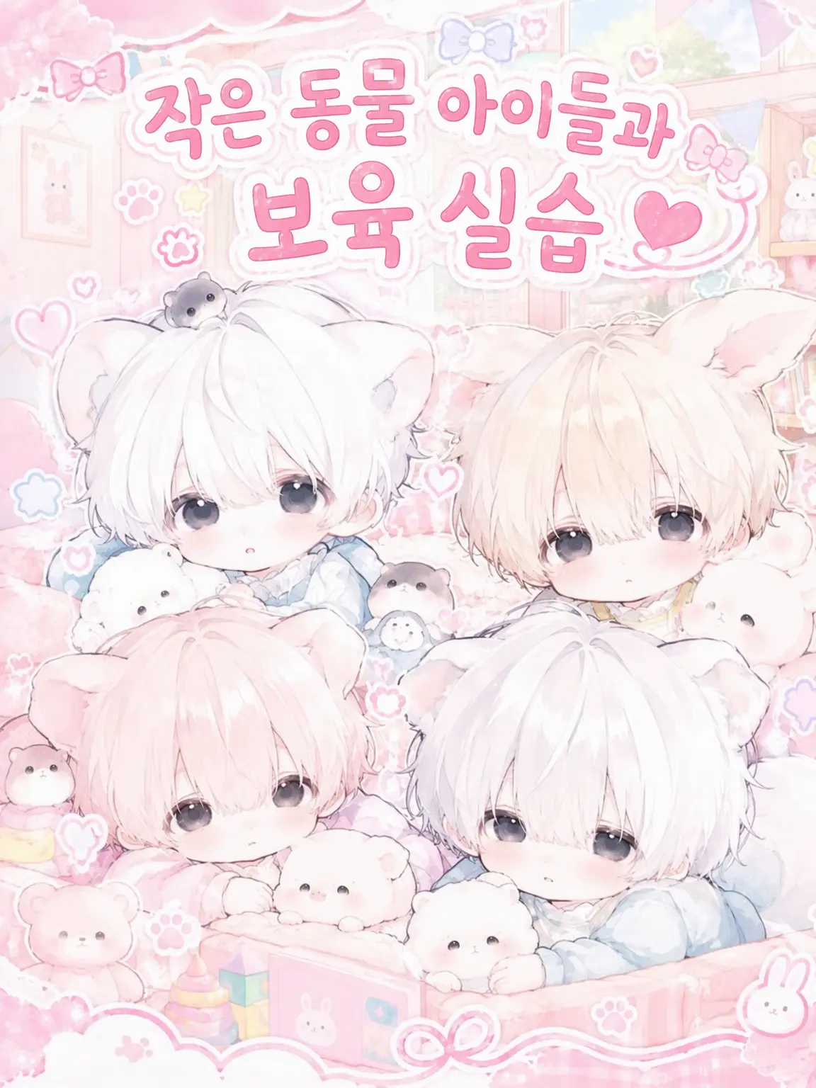 StumpyGrit4823의 소동물 아이들과 보육 실습🩷ྀི