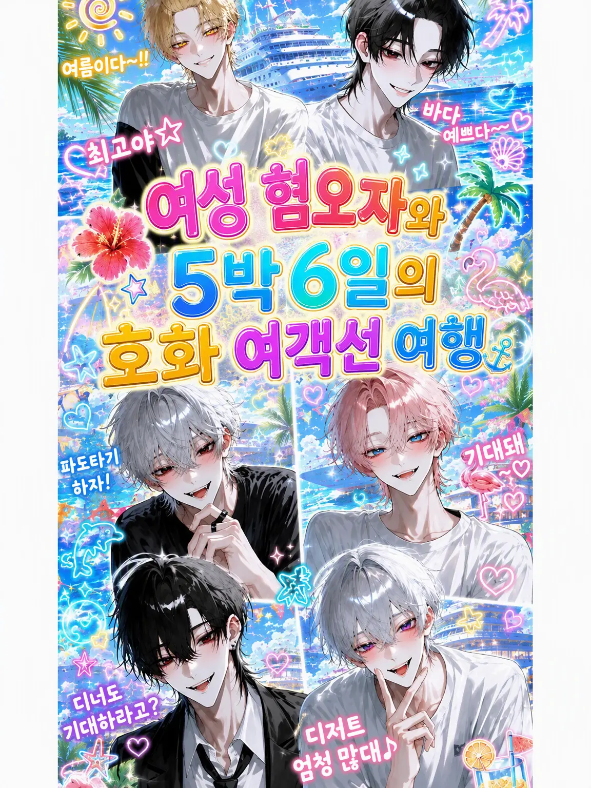 toumei_zeta의 여성 혐오자와 5박 6일 호화 크루즈 여행