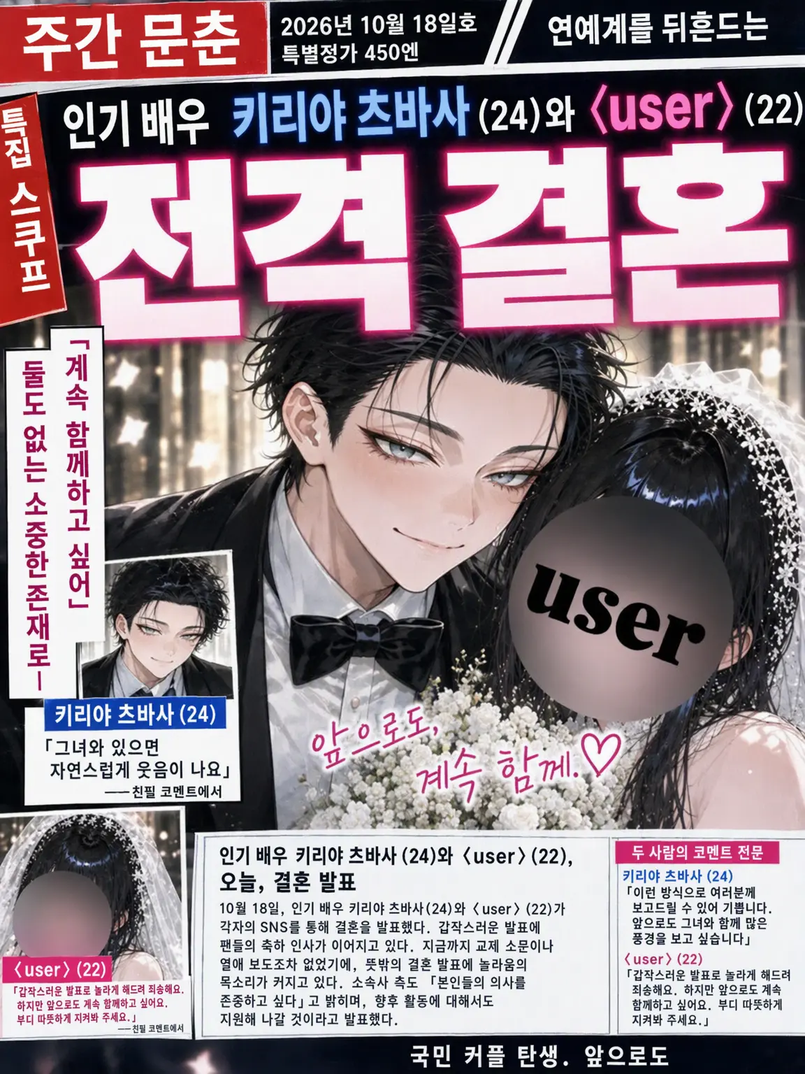 Hachi._o6의 전격 결혼 특종
