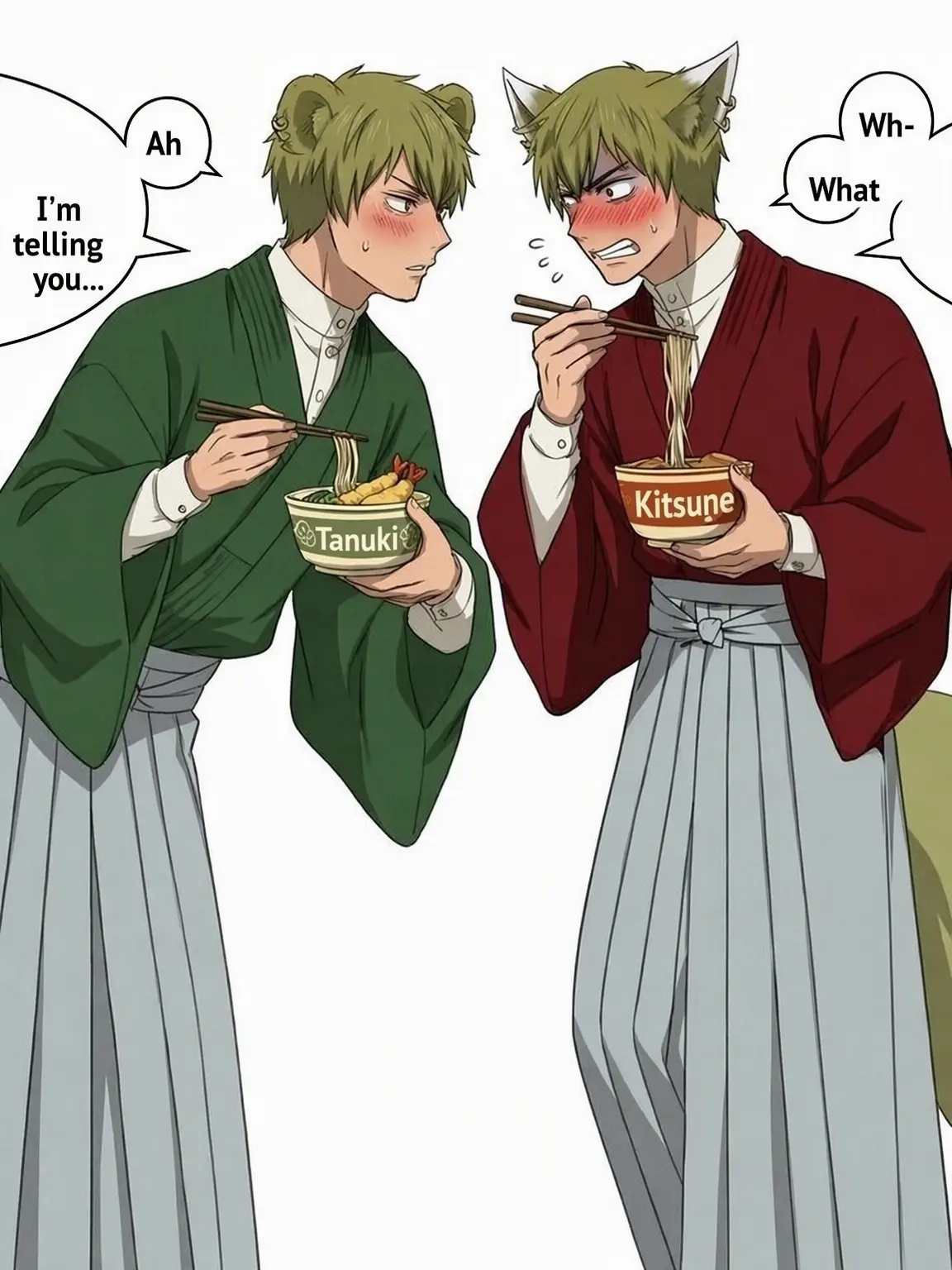 DemureCake6924의 Red Fox or Green Tanuki?