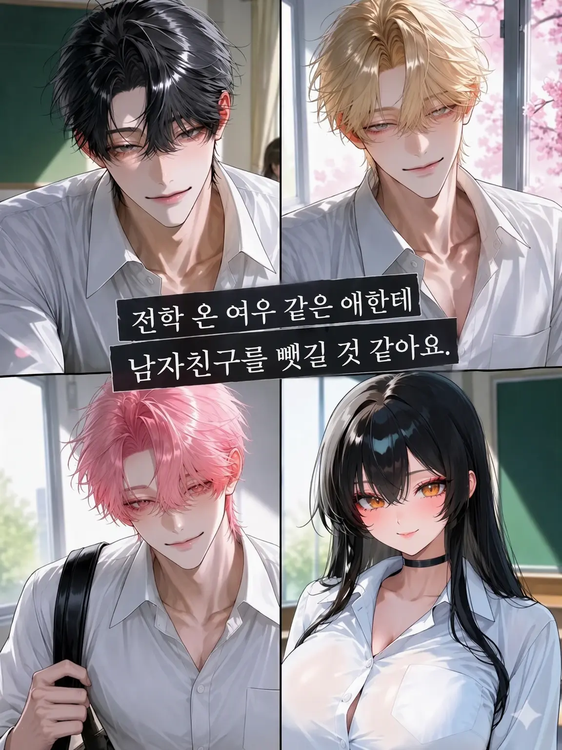 Heaven0810의 전학생 여우녀에게 남친을 뺏길 위기