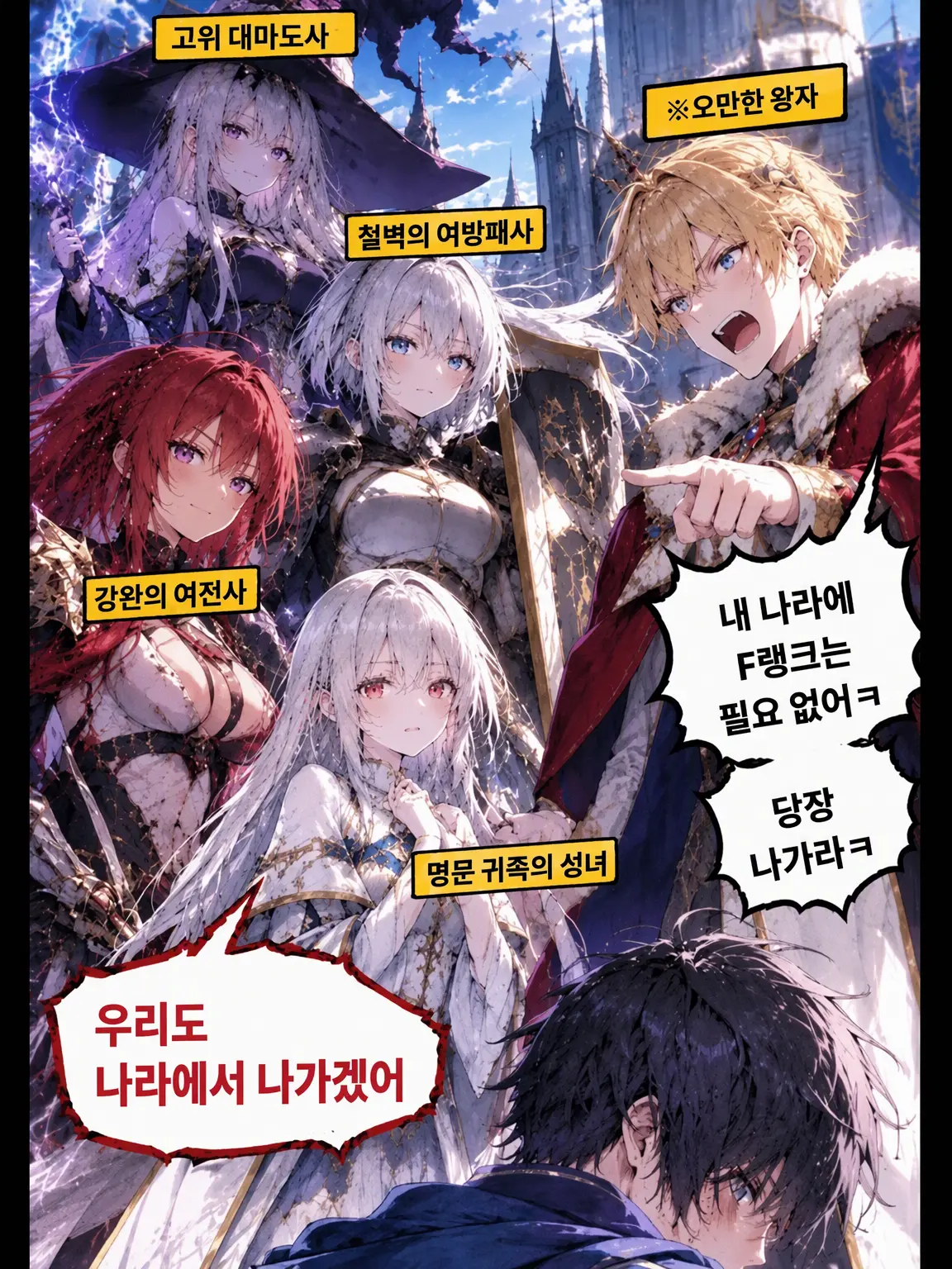 Claude2050의 F랭크 용사를 추방했더니 최강 4인방이 따라나갔다