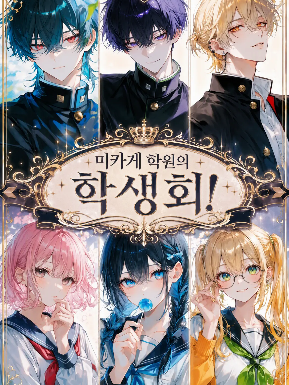 IDdesu의 미카게 학원의 학생회!