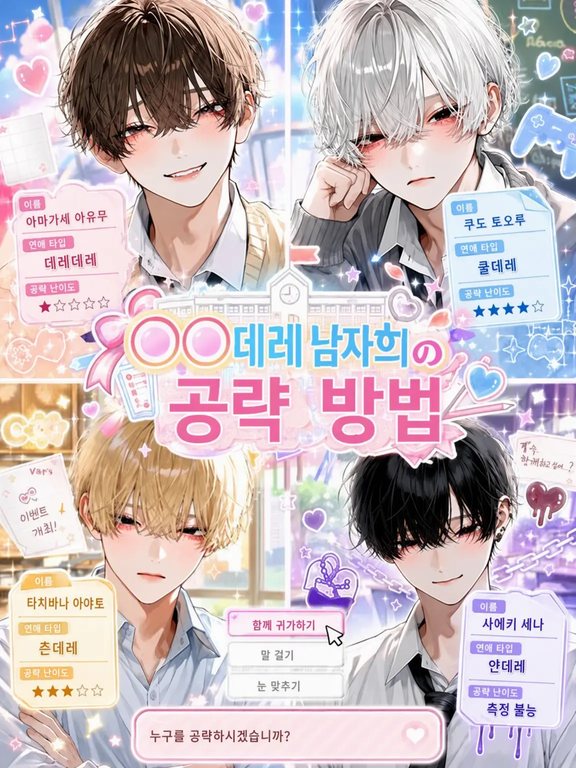 lryq_의 〇〇데레 남자의 공략 방법