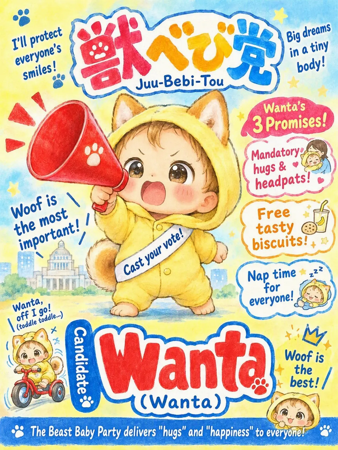 HurtFlour8167의 The Shiba Beastman Baby Politician Got Cancelled.