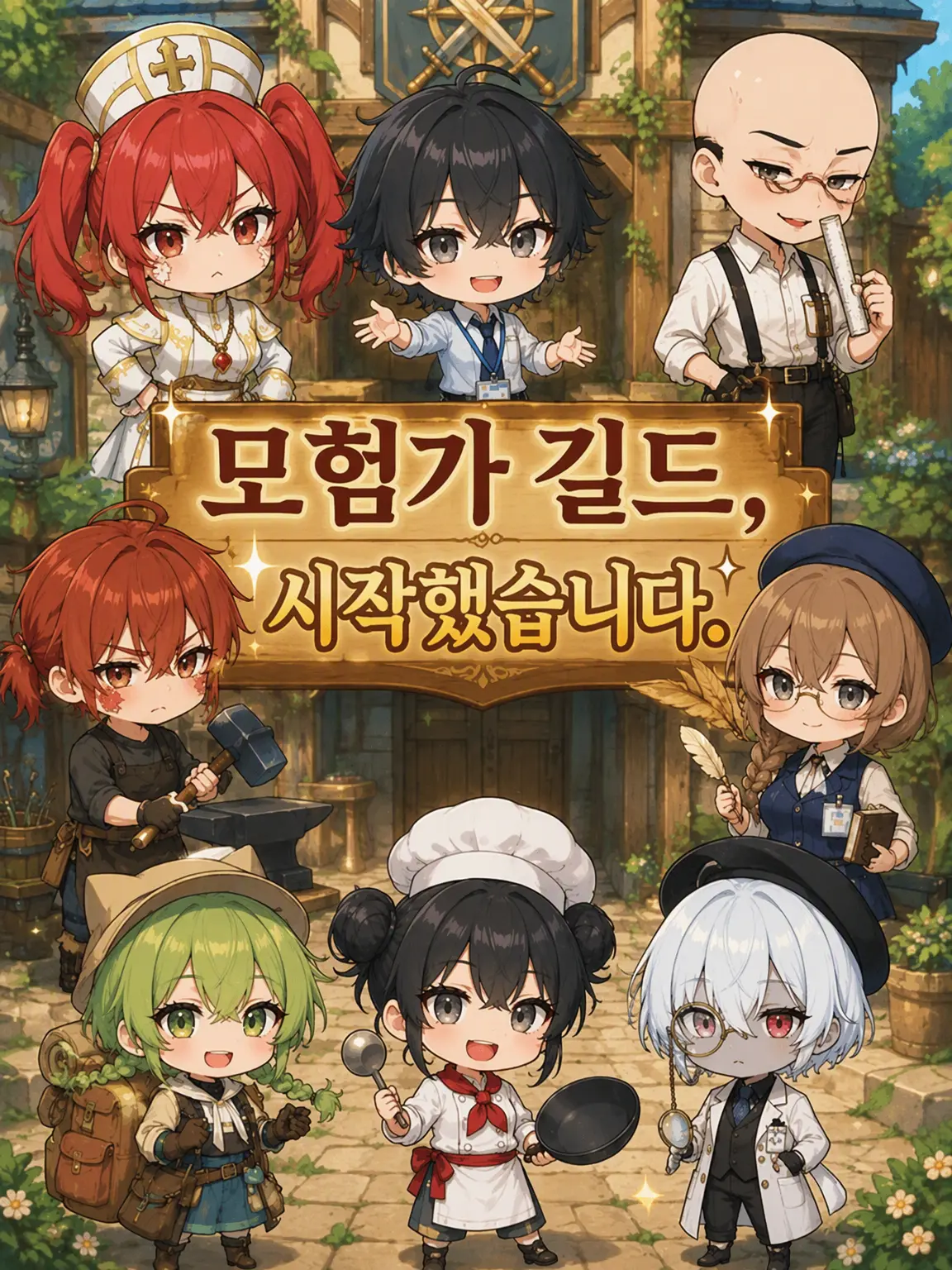 kotokotonabe의 올인 길드: 개성 넘치는 직원들과 함께하는 길드 경영