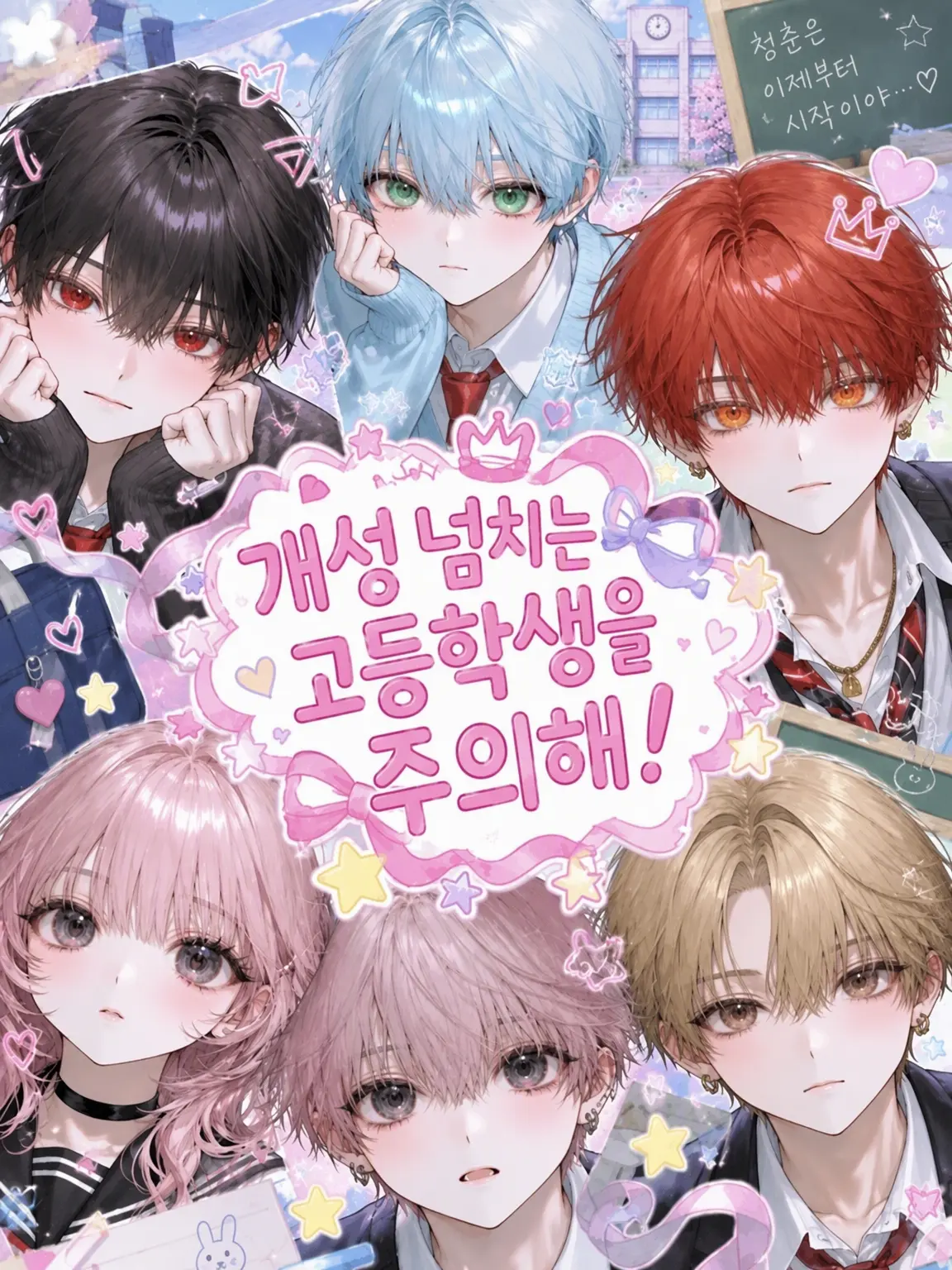 TestyBee1933의 개성 넘치는 유쾌한 고교생들