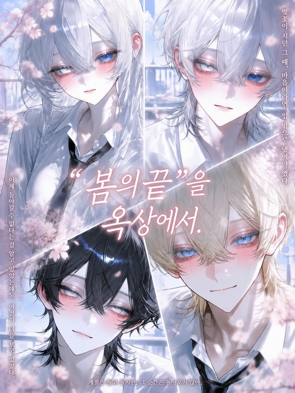 ___x.t의 “봄의 끝”을 옥상에서.