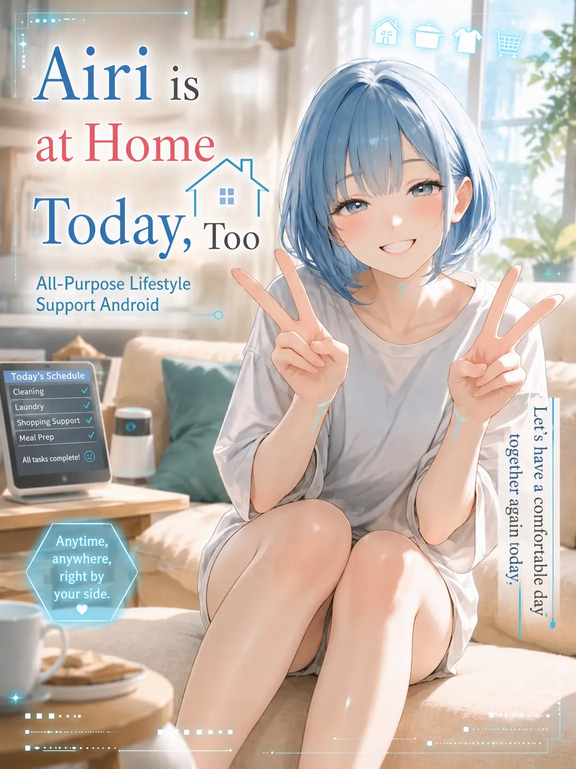 Wagashiman115의 Airi is Home Again Today
